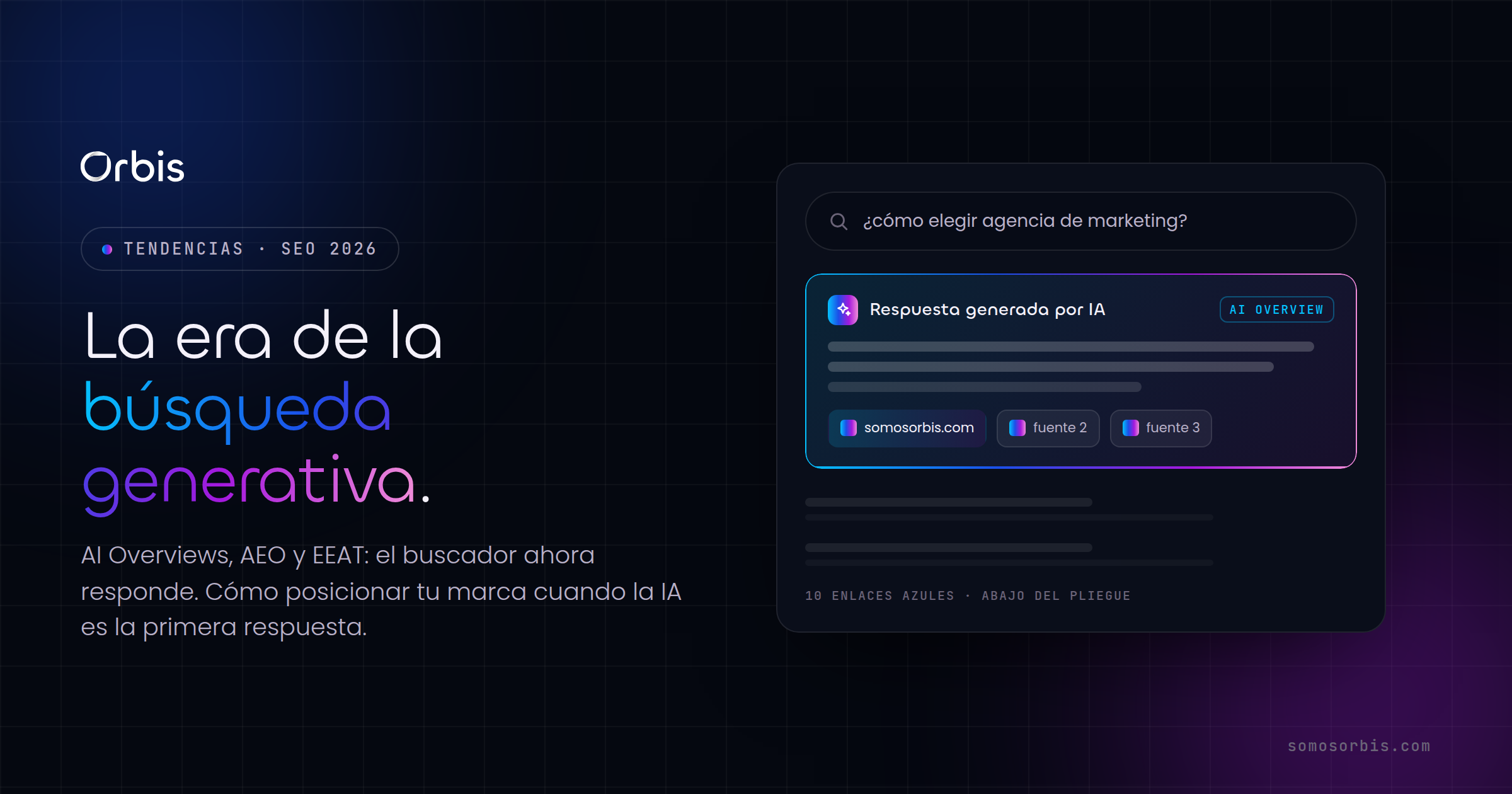 Tendencias SEO 2026: la era de la búsqueda generativa