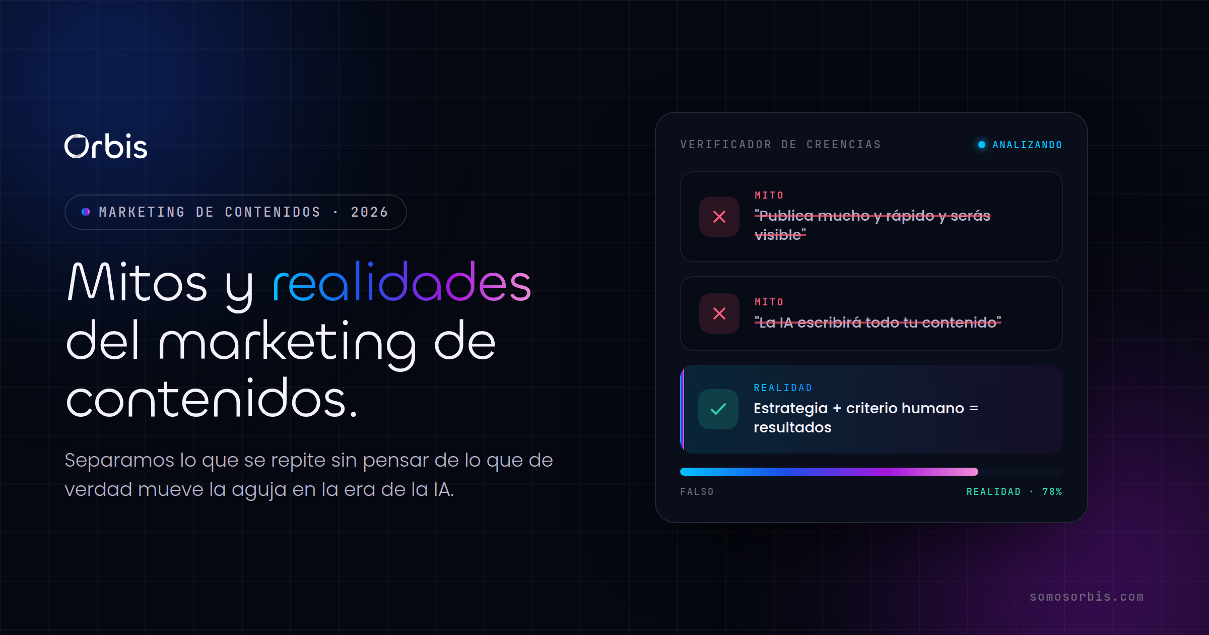 Mitos y realidades del marketing de contenidos en 2026