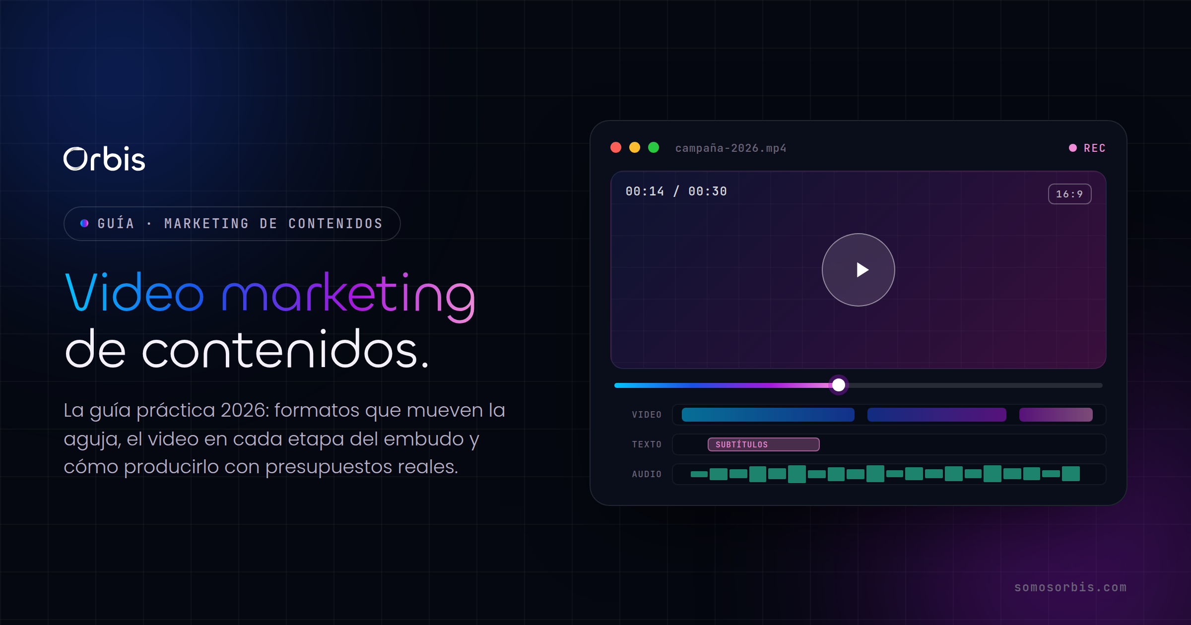 Video Marketing de Contenidos: Guía Práctica 2026