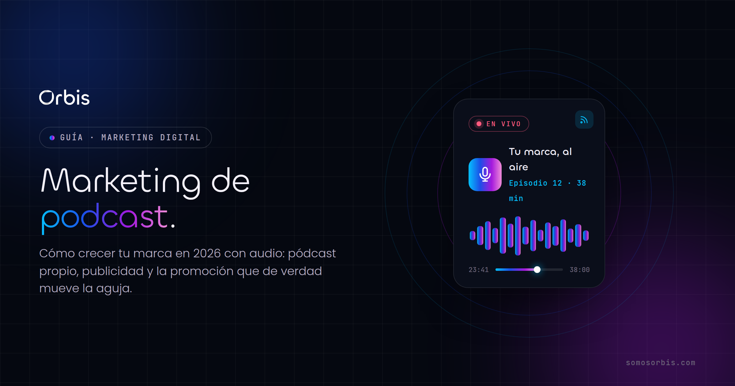 Marketing de podcast: guía para crecer tu marca en 2026