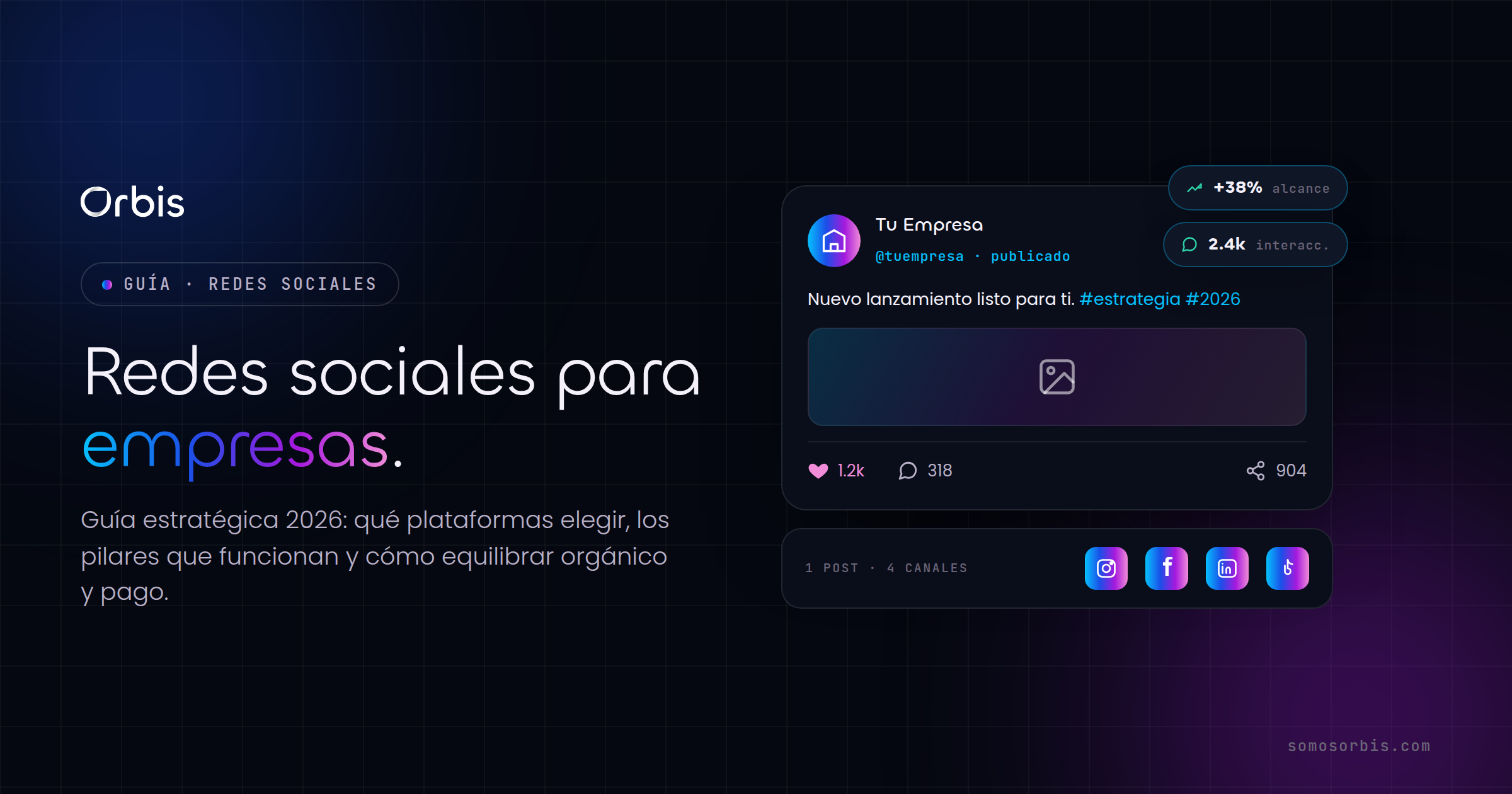 Redes Sociales para Empresas: Guía Estratégica 2026