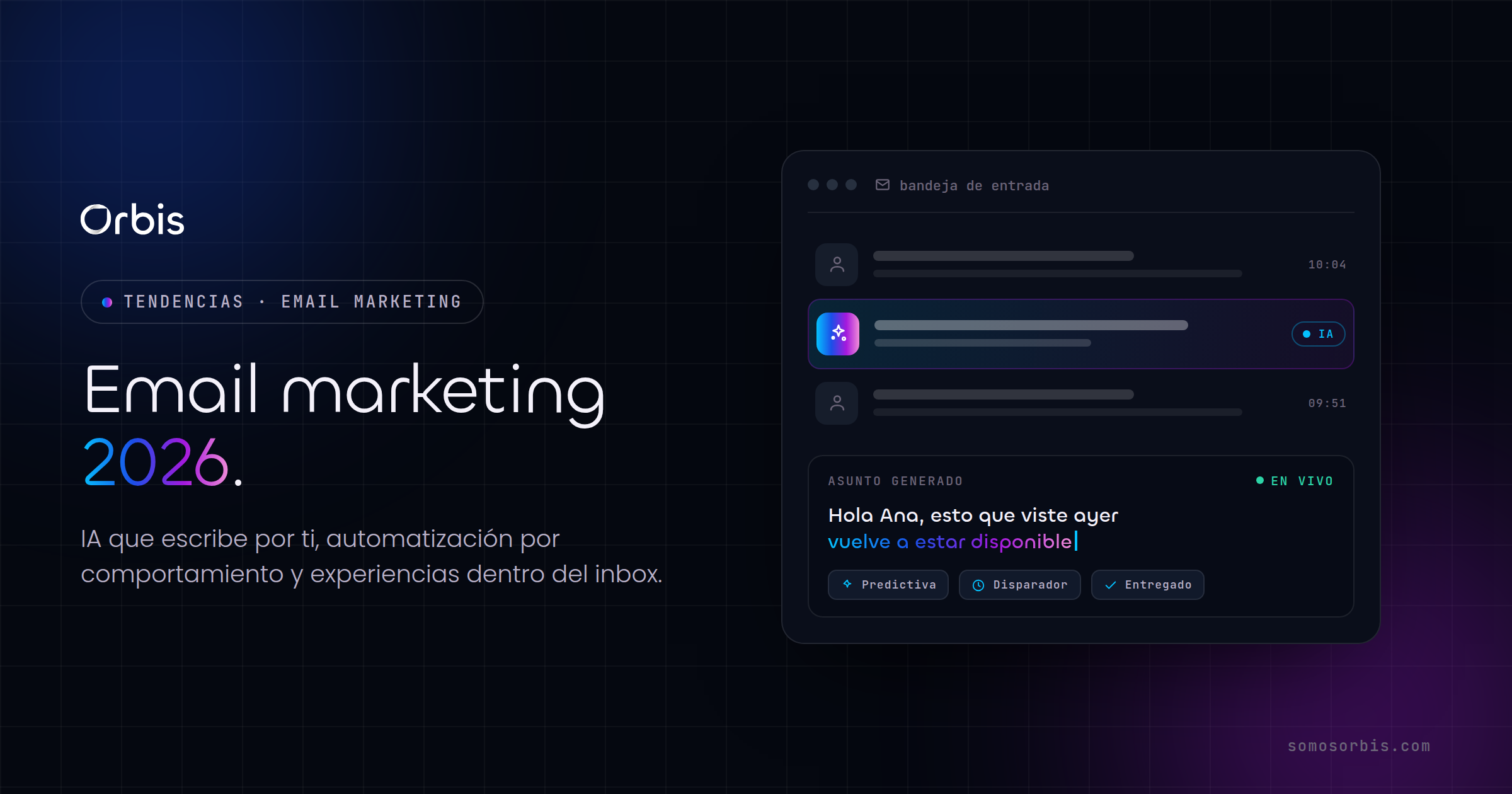 Tendencias de Email Marketing 2026: IA, automatización y más