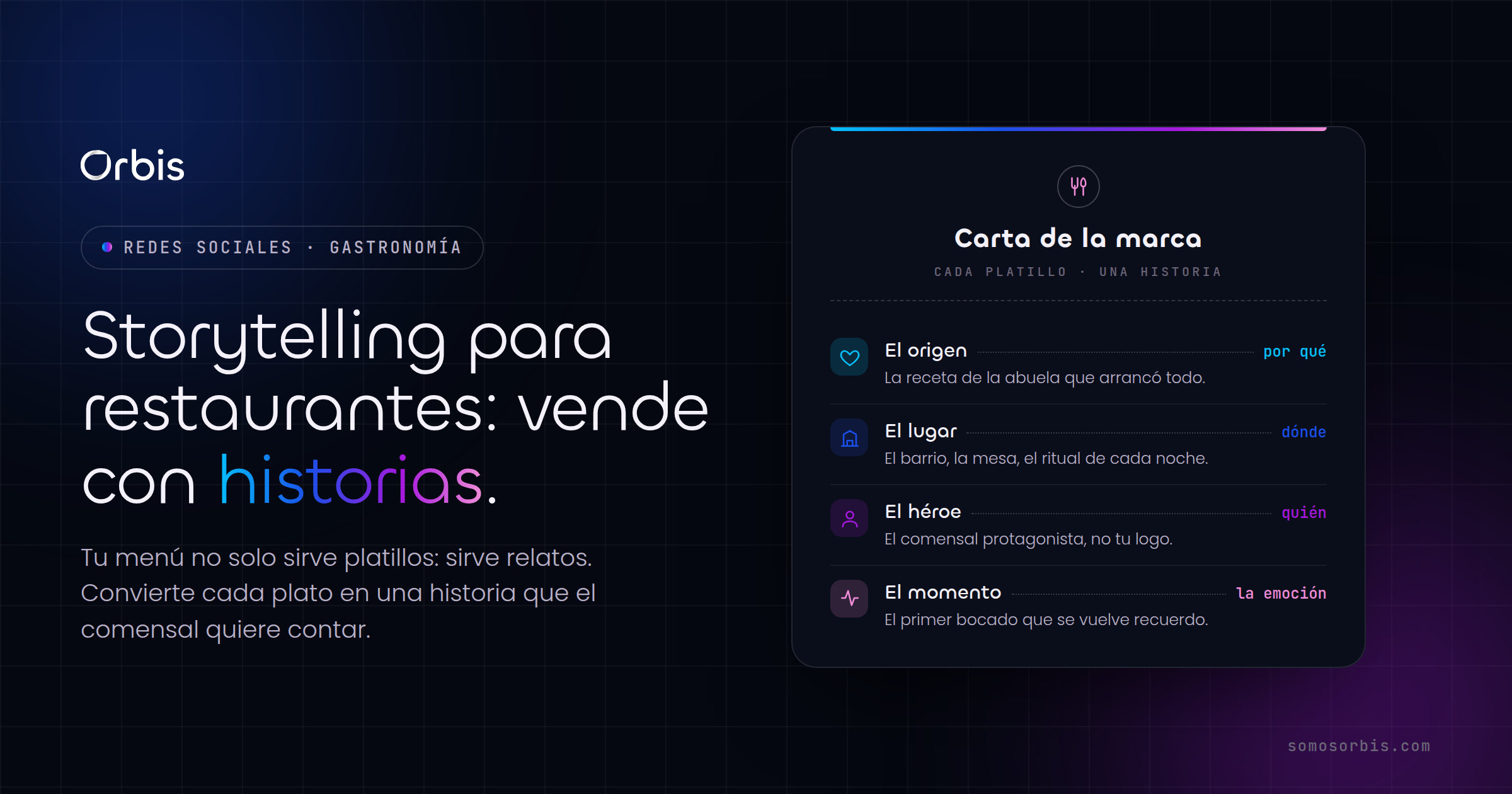 Storytelling para Restaurantes: Vende con Historias