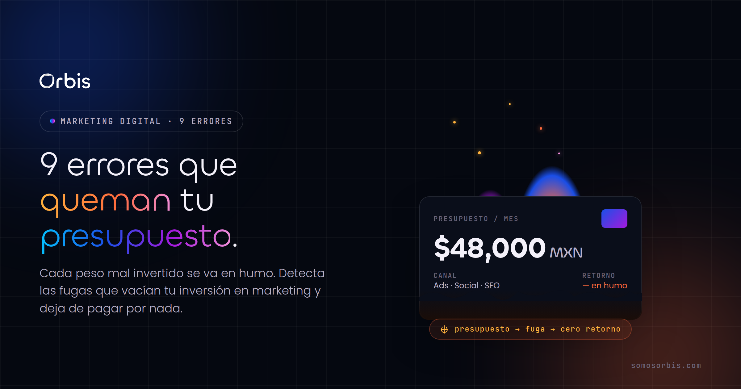 9 errores de marketing digital que queman tu presupuesto