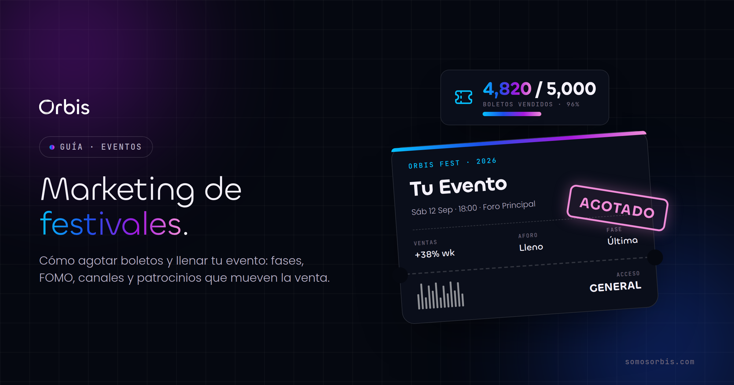 Marketing de festivales: cómo agotar boletos y llenar tu evento