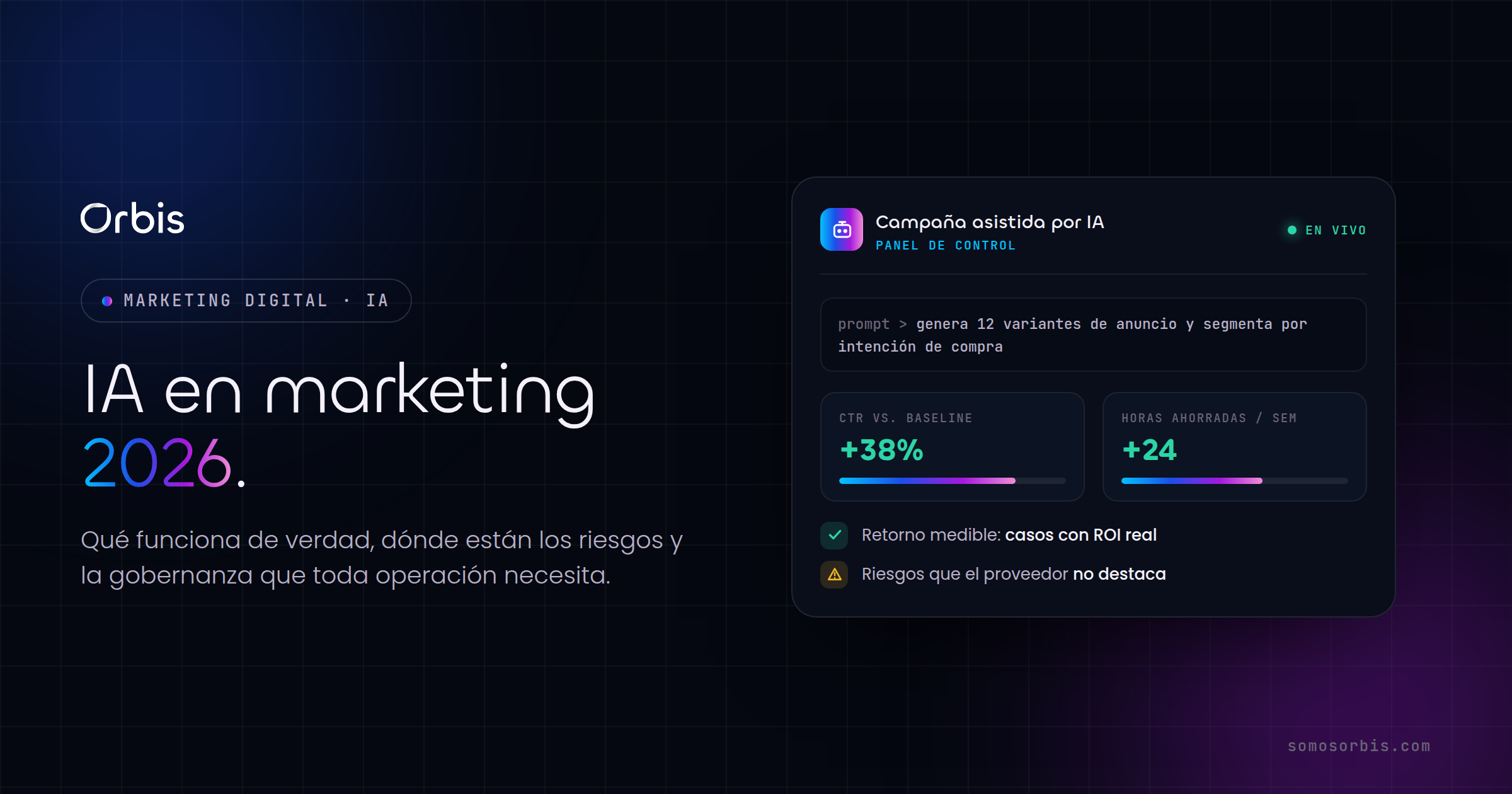 IA en marketing 2026: qué funciona y dónde están los riesgos