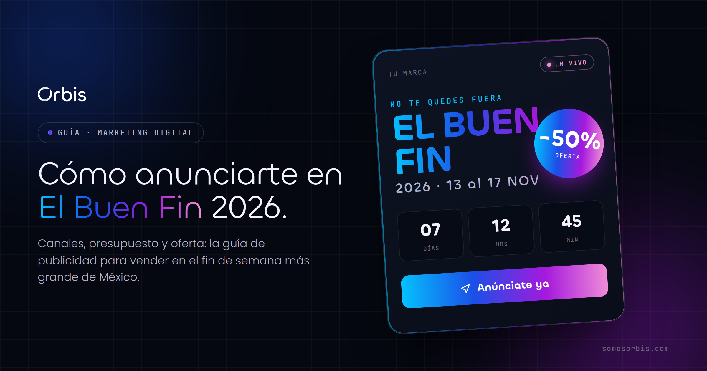 Cómo anunciarse en El Buen Fin 2026: guía de publicidad