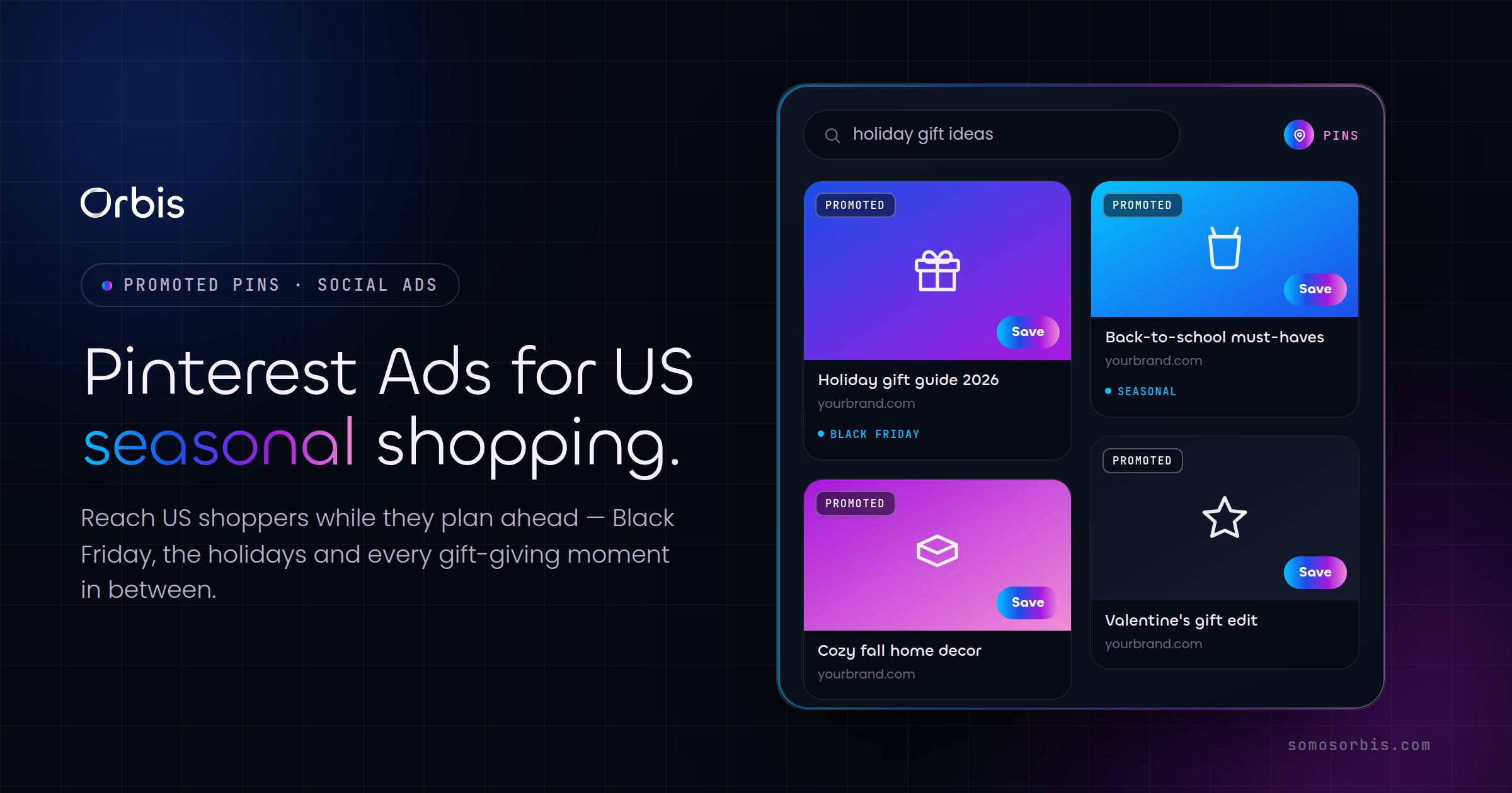 Pinterest Ads for US Seasonal Shopping Moments