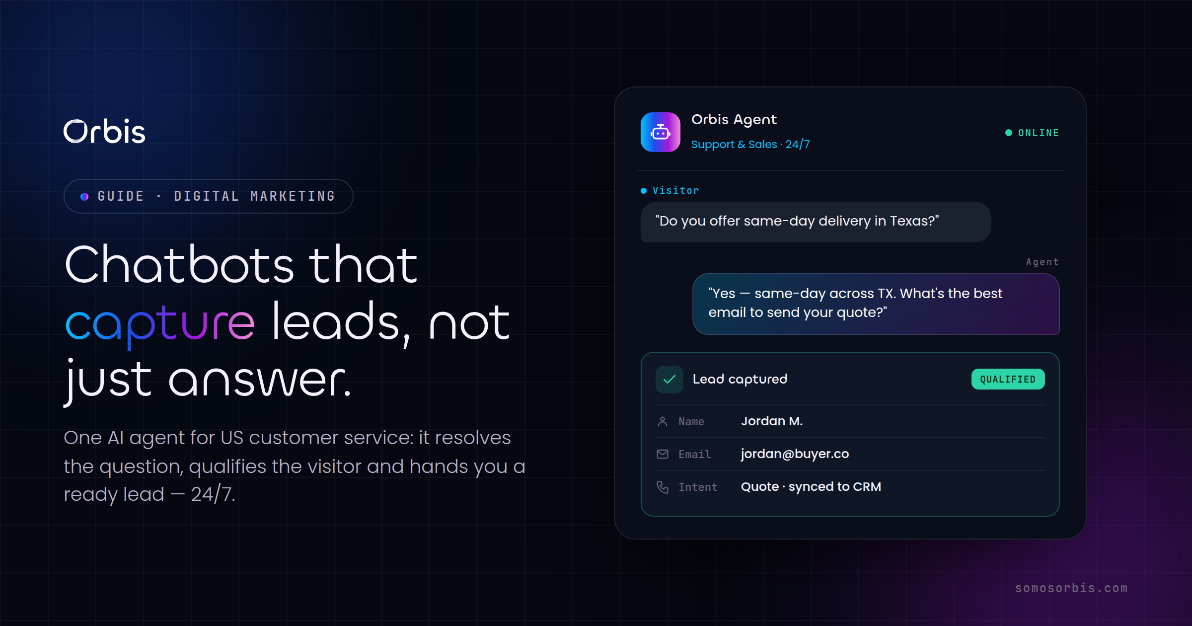 Chatbots for US Customer Service and Lead Capture