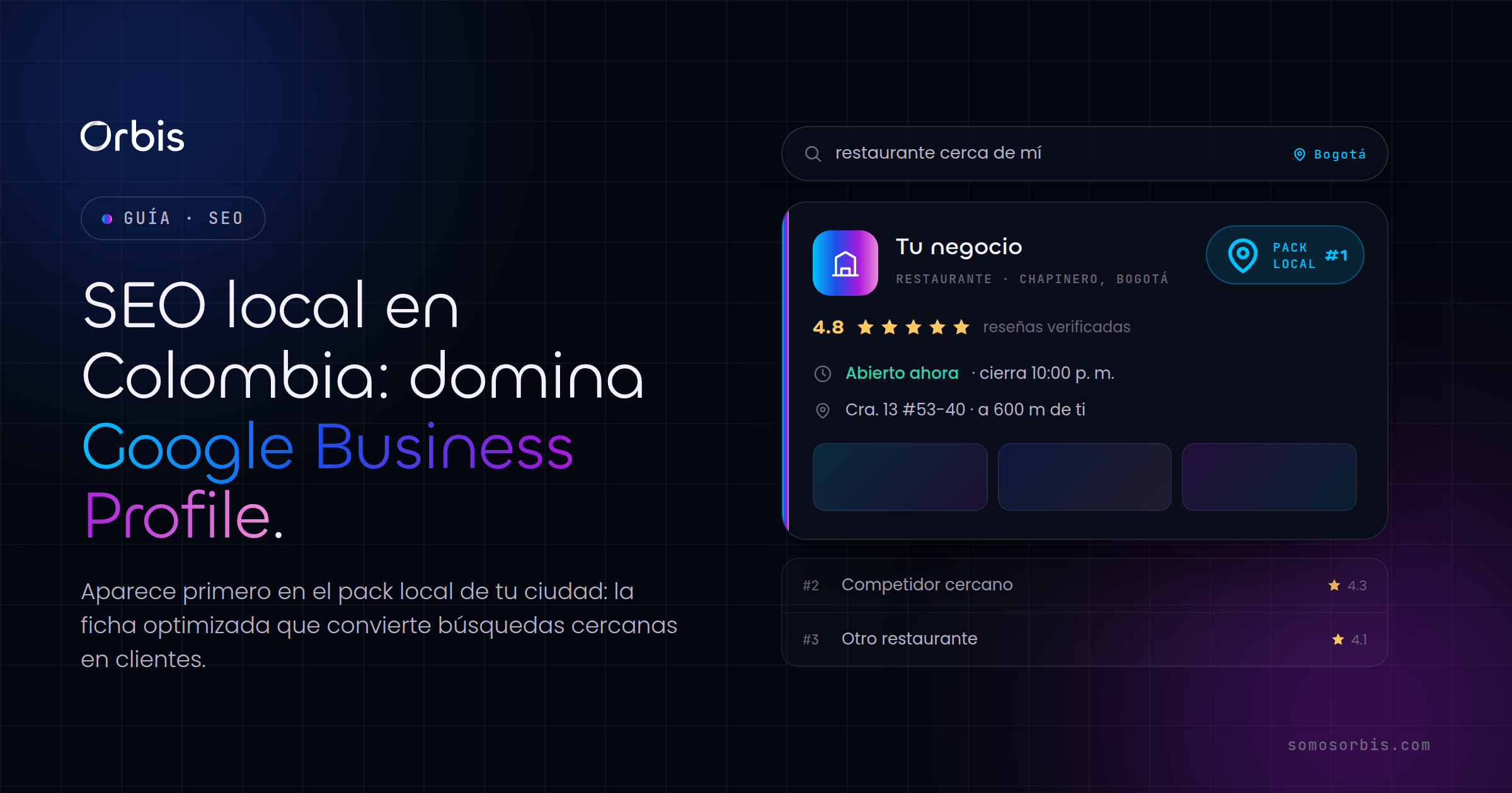 SEO local en Colombia: domina Google Business Profile en tu ciudad