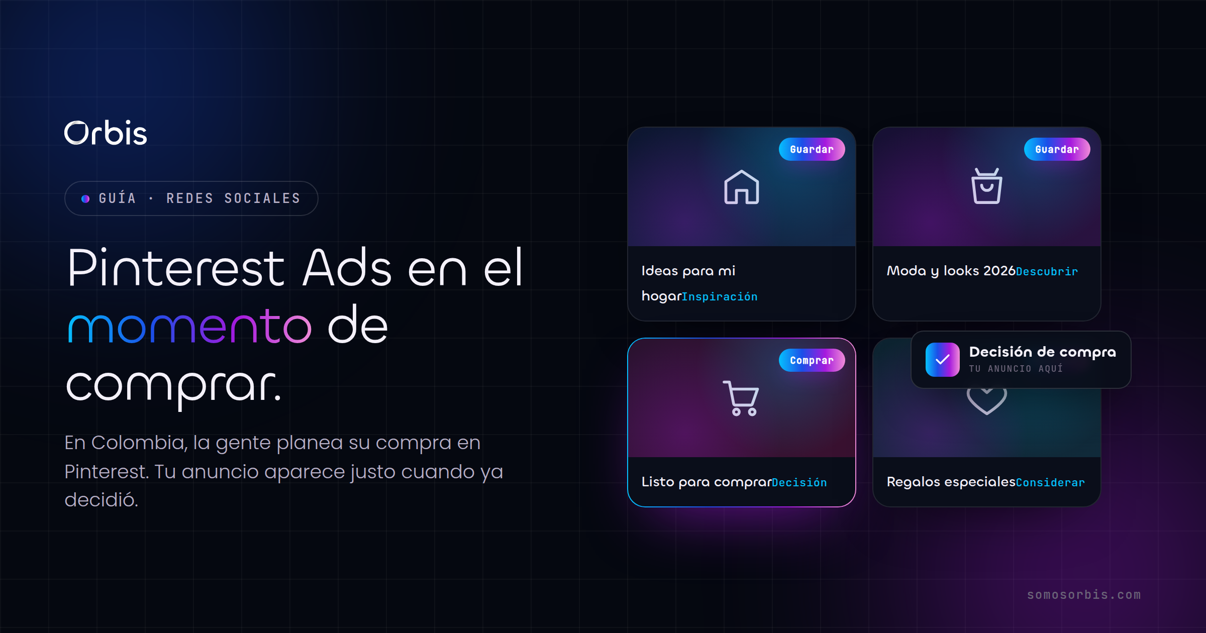 Pinterest Ads en Colombia: impacta en el momento de la decisión de compra