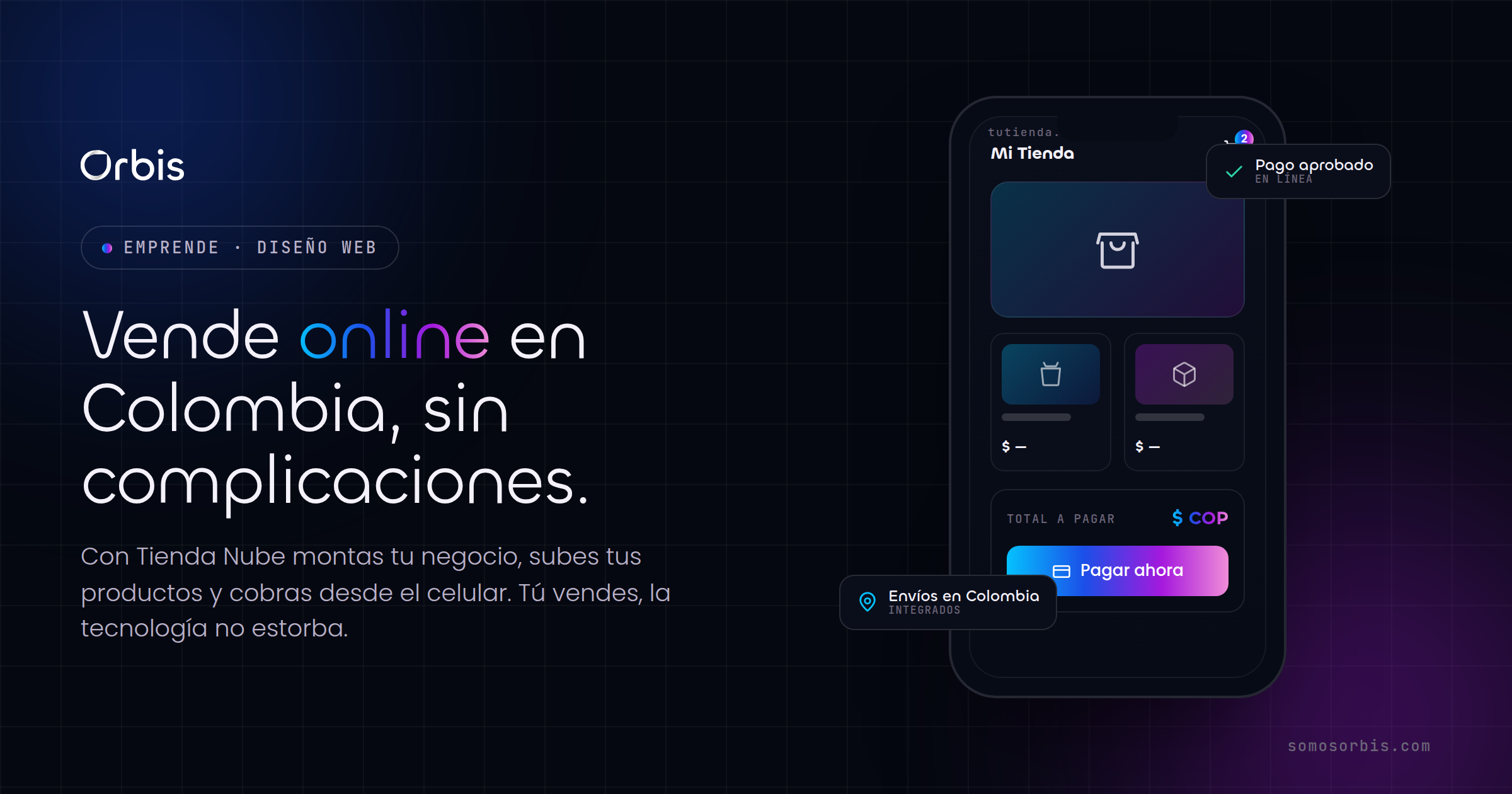 Tienda Nube para emprendedores colombianos: vende online sin complicaciones
