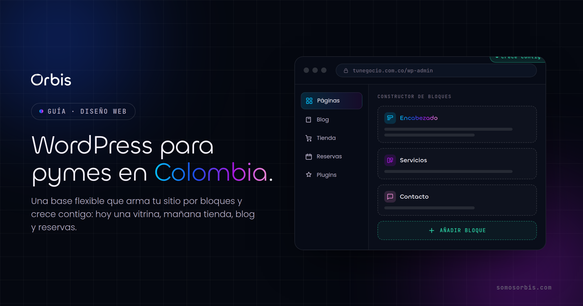WordPress para pymes en Colombia: la base flexible para crecer