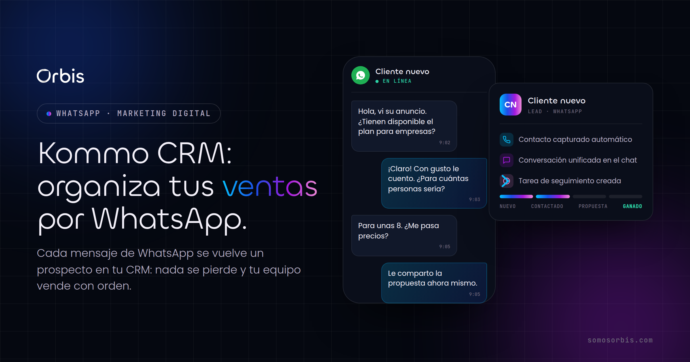 Kommo CRM en Colombia: organiza tus ventas por WhatsApp