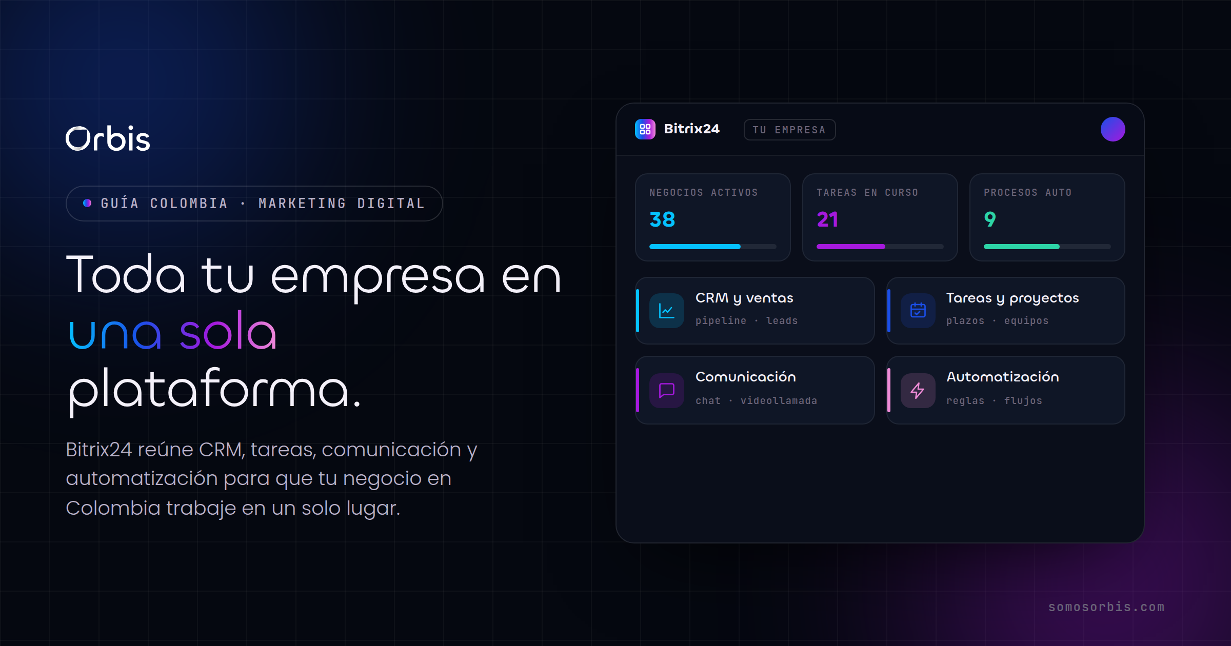 Bitrix24 en Colombia: gestiona tu empresa en una sola plataforma