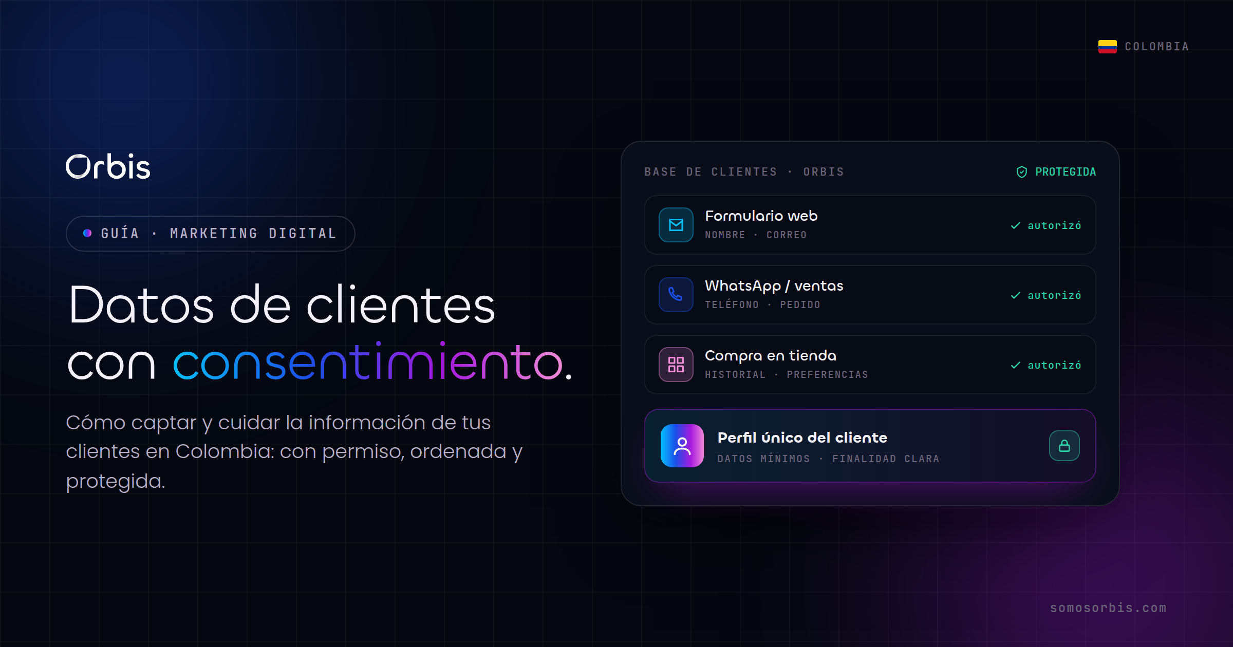 Datos de clientes en Colombia: buenas prácticas para captar y cuidar la información
