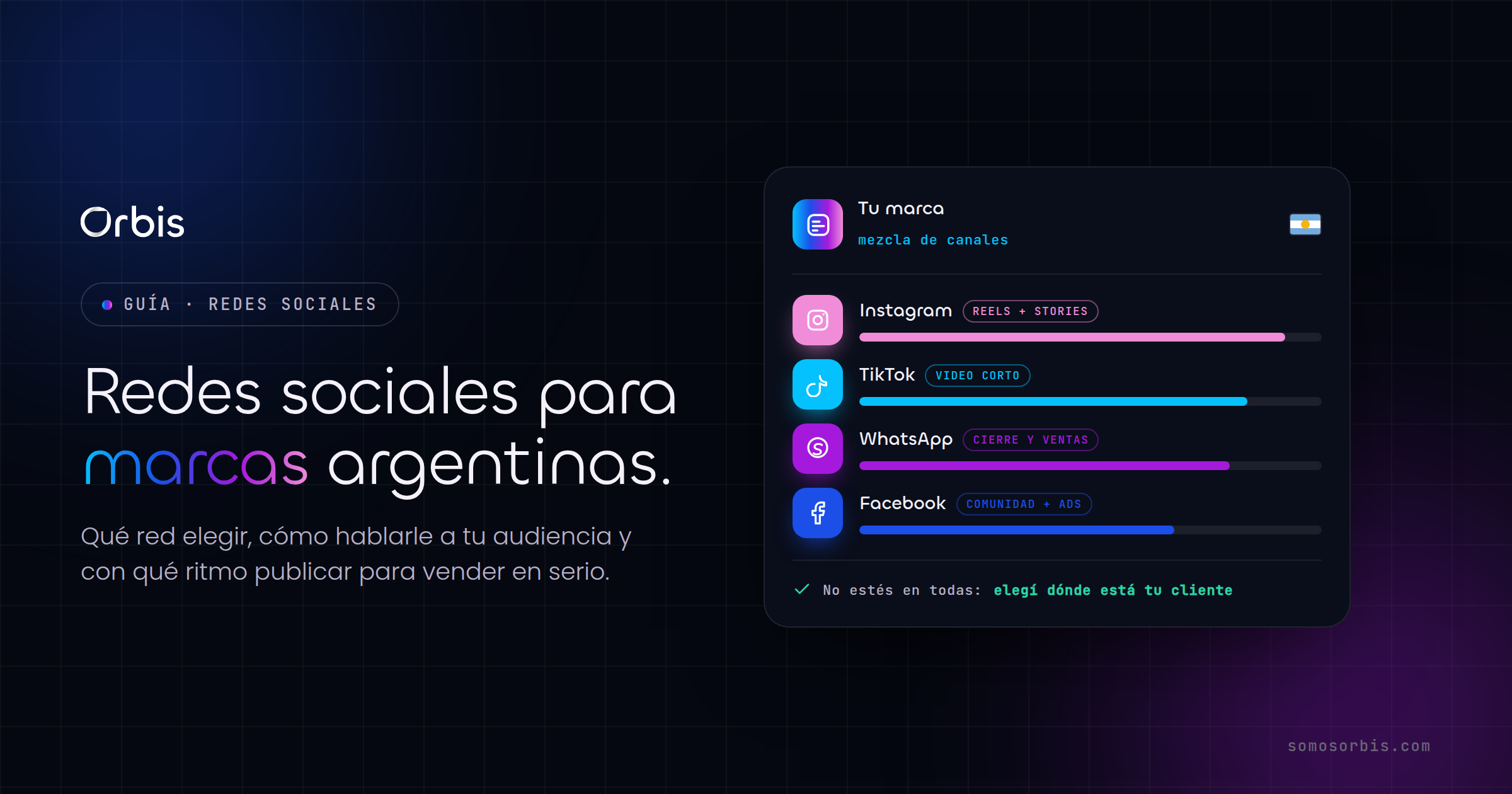 Guía de redes sociales para marcas argentinas: estrategia y gestión