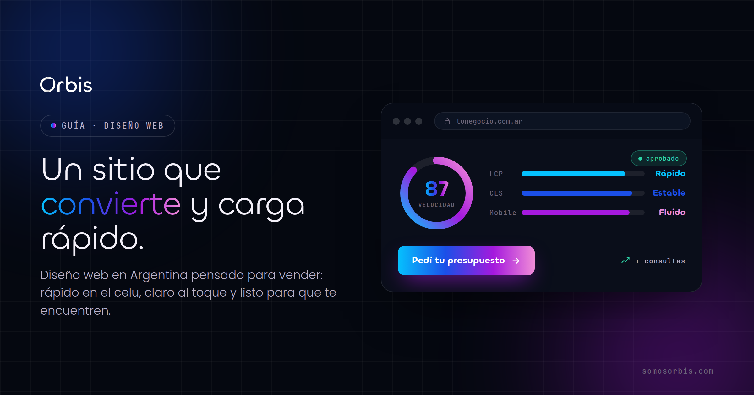 Guía de diseño web en Argentina: un sitio que convierte y carga rápido