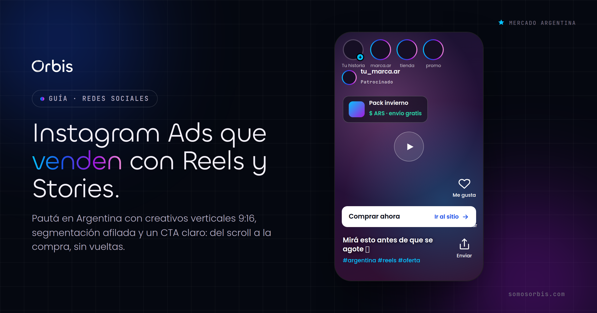 Instagram Ads: vender con Reels y Stories en Argentina