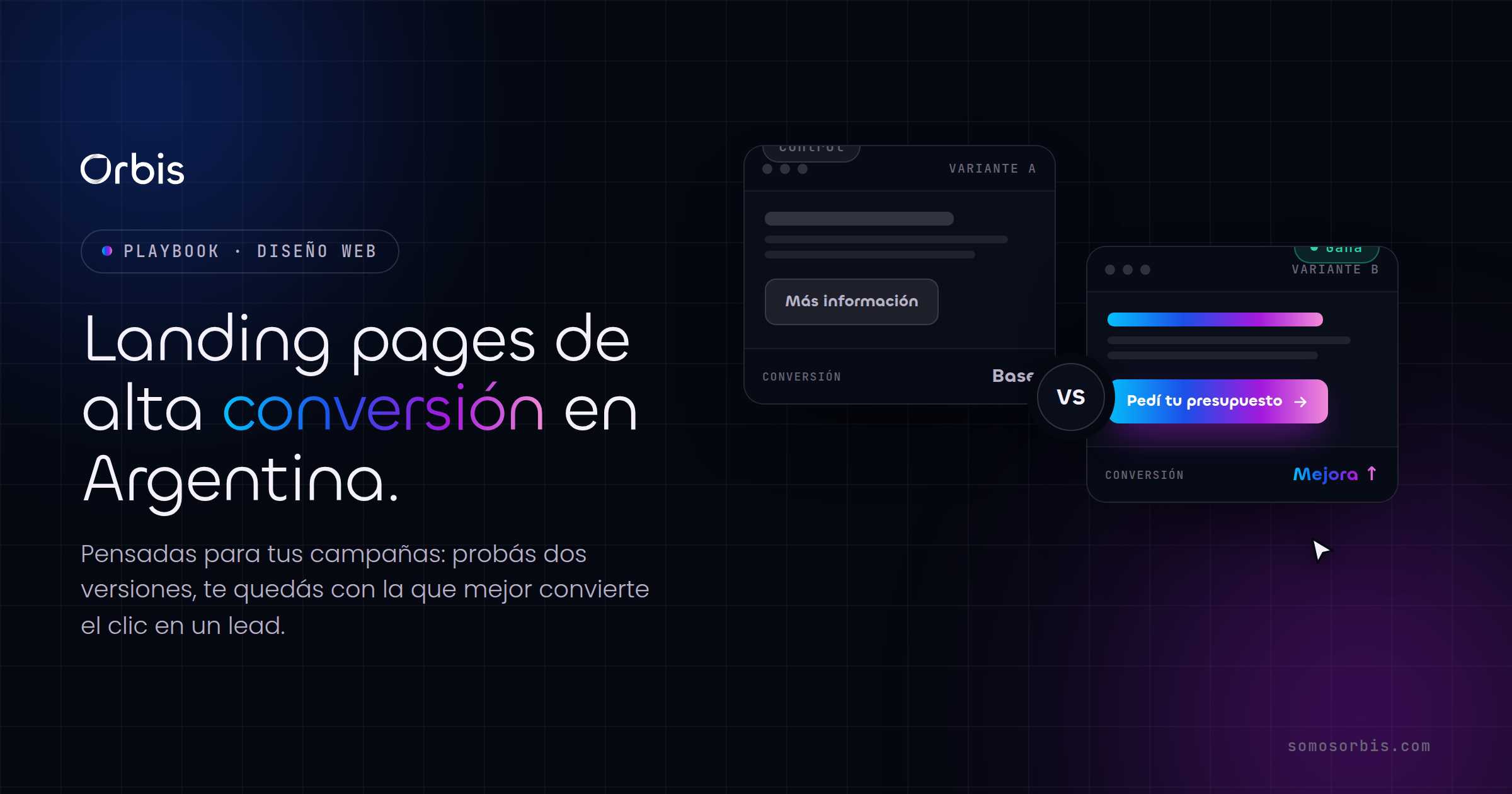 Landing page de alta conversión para campañas en Argentina