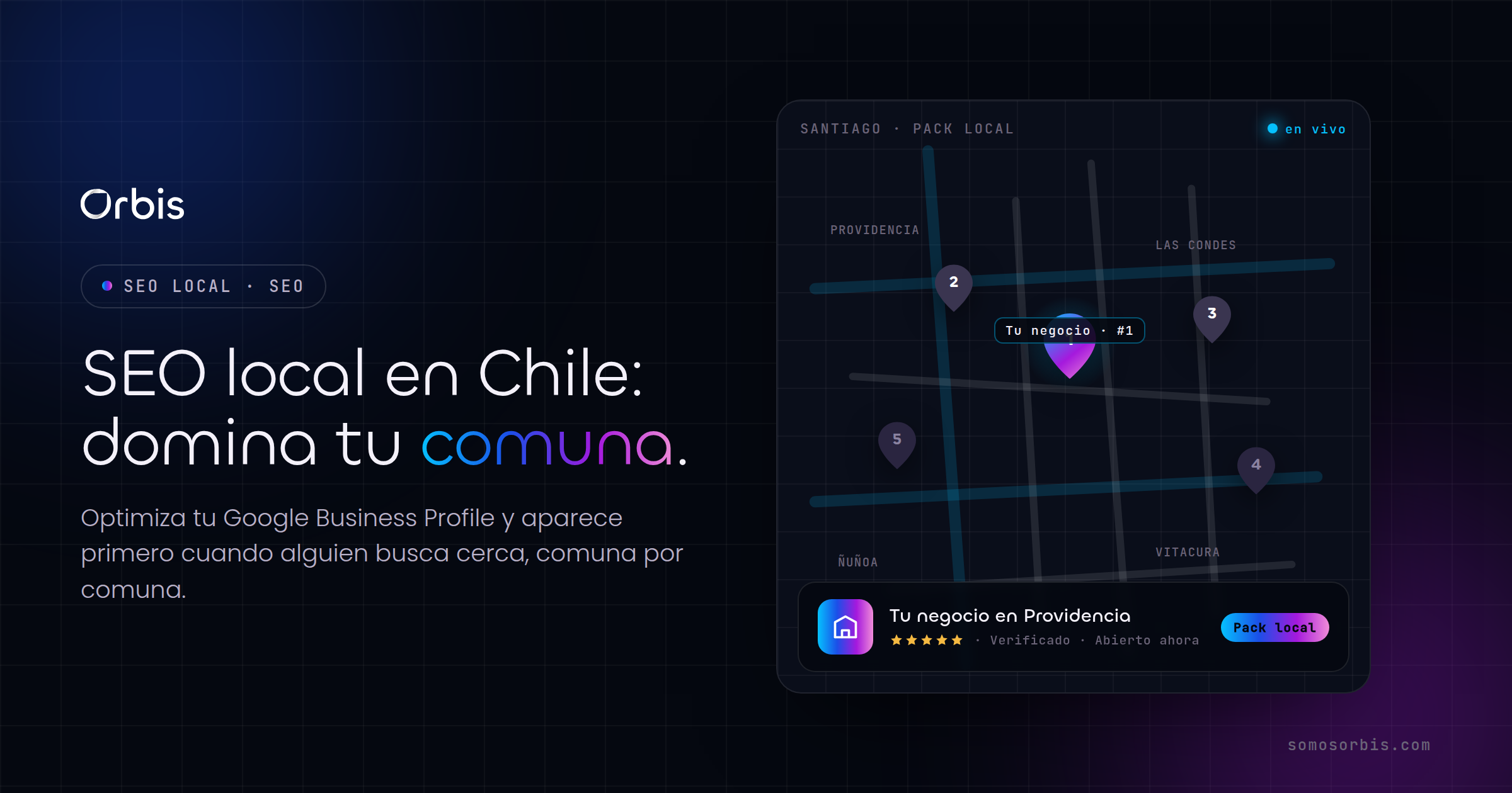 SEO local en Chile: domina Google Business Profile en tu comuna