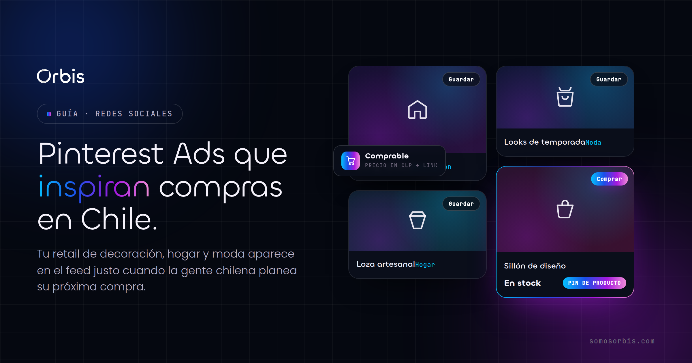 Pinterest Ads en Chile: inspira compras en retail y decoracion