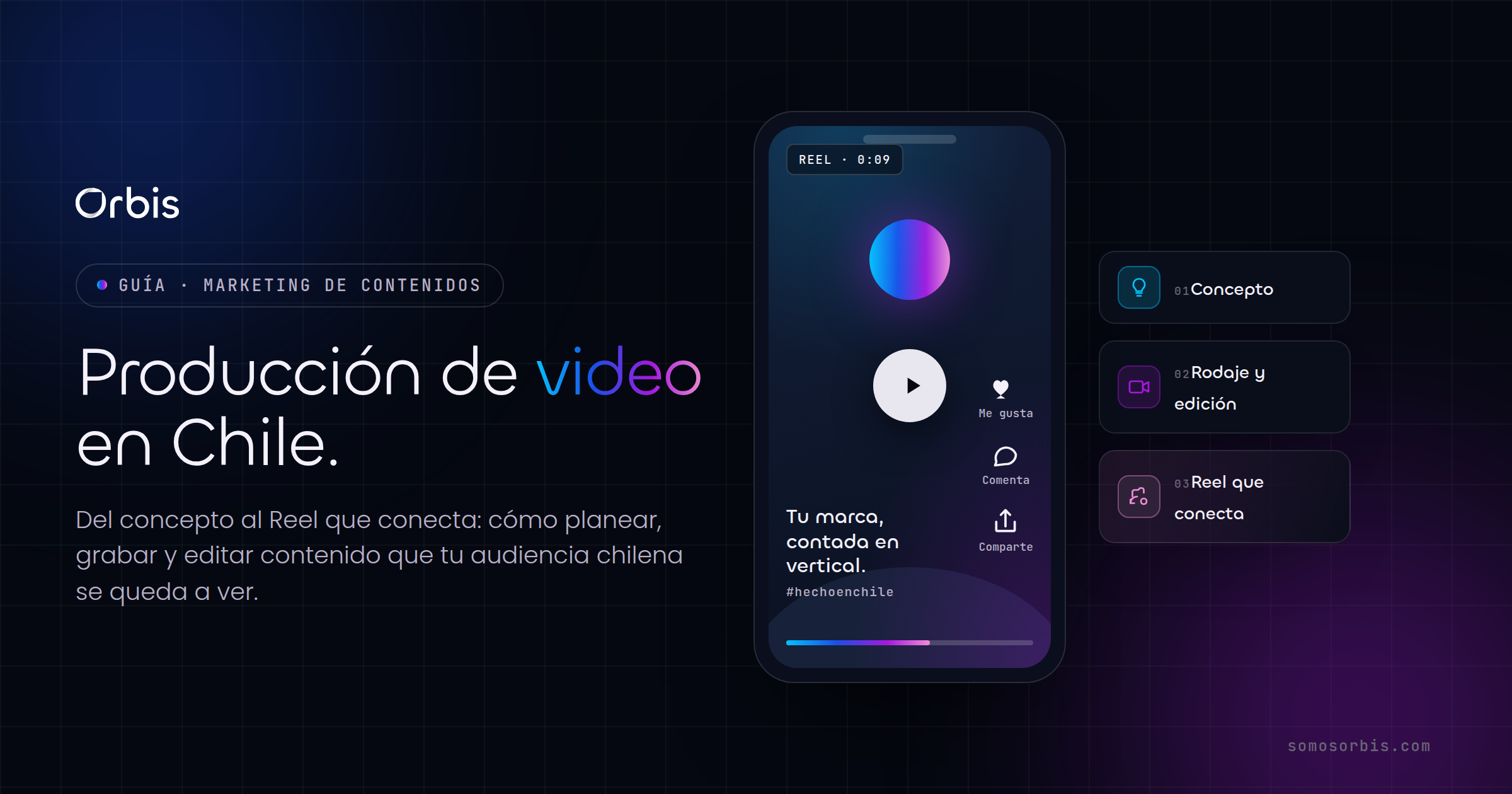 Producción de video en Chile: del concepto al Reel que conecta