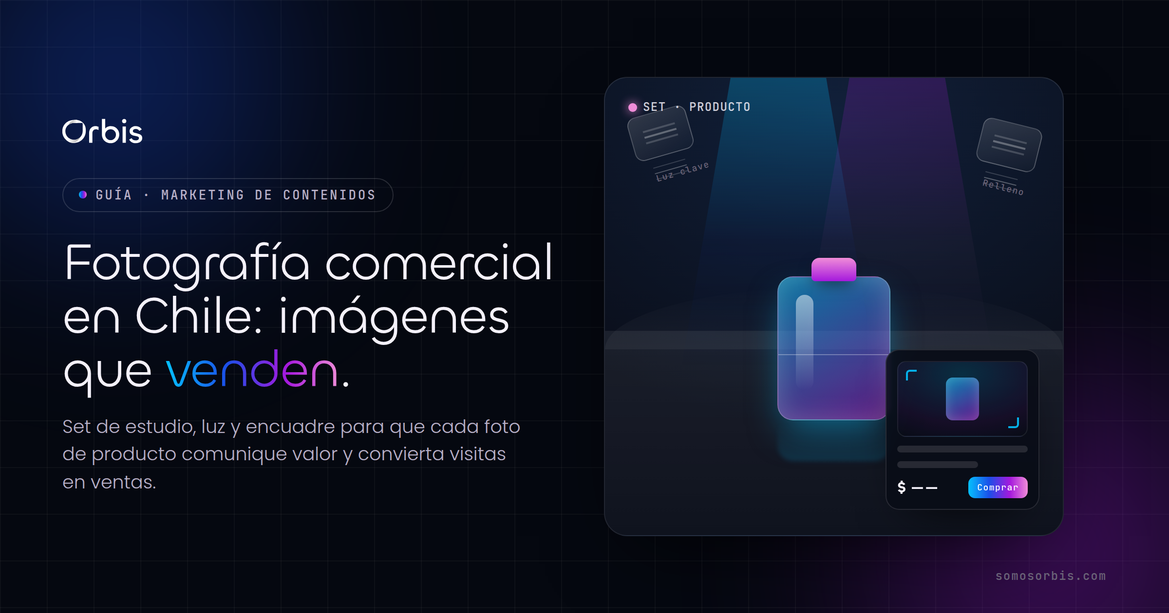 Fotografia comercial en Chile: imagenes de producto que aumentan ventas