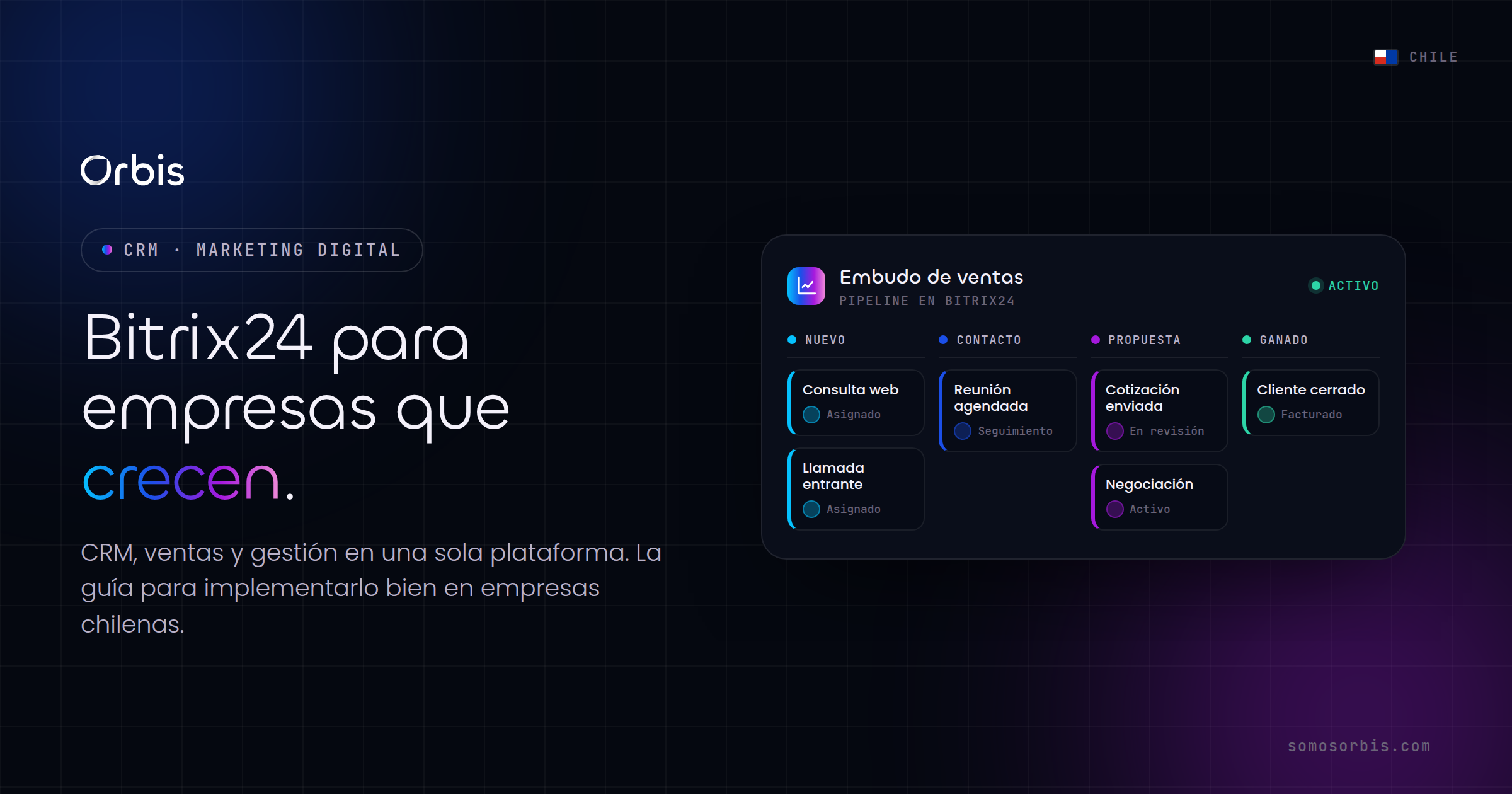 Bitrix24 en Chile: CRM y gestión para empresas que crecen