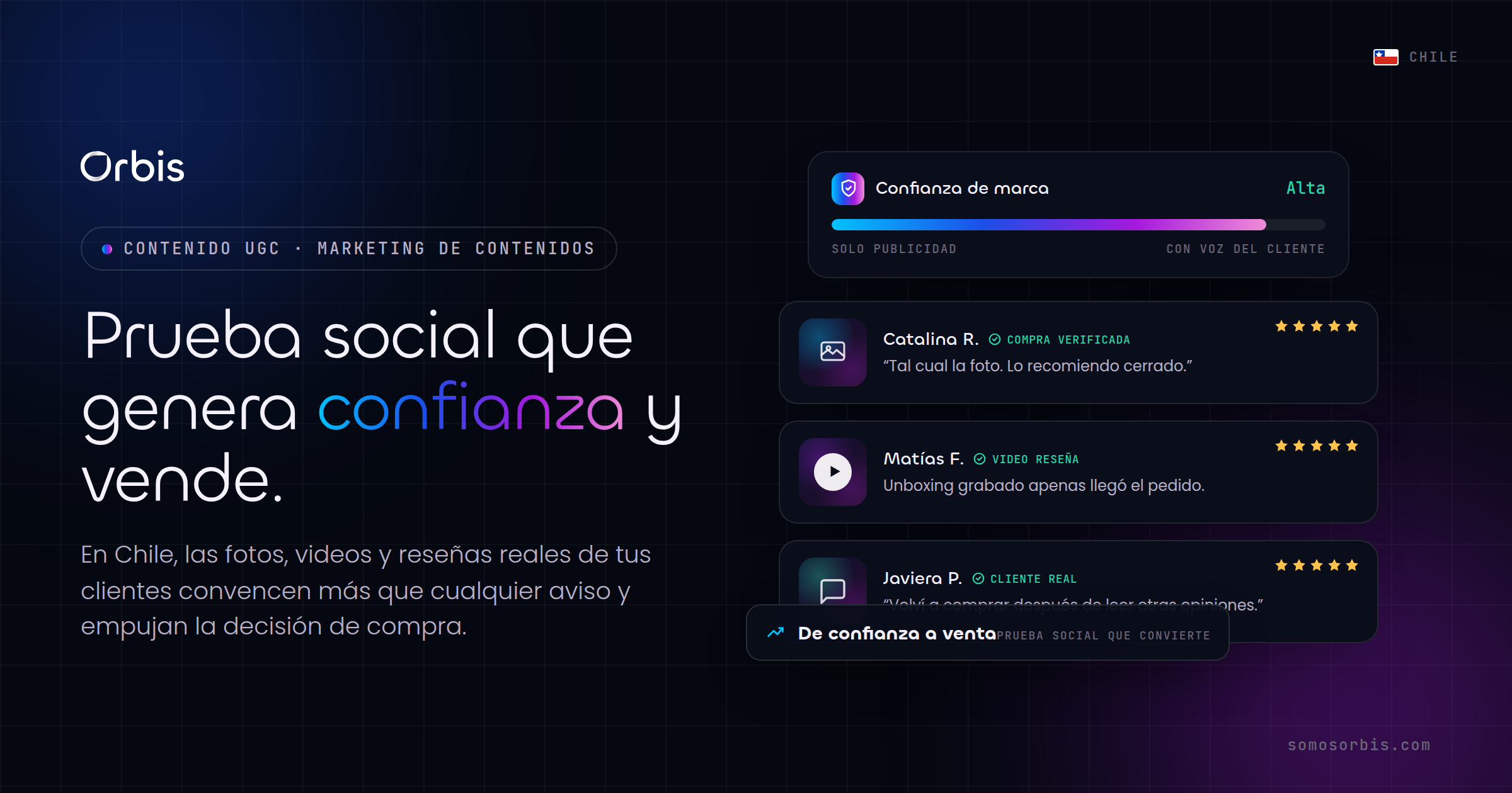 Contenido UGC en Chile: la prueba social que genera confianza y vende