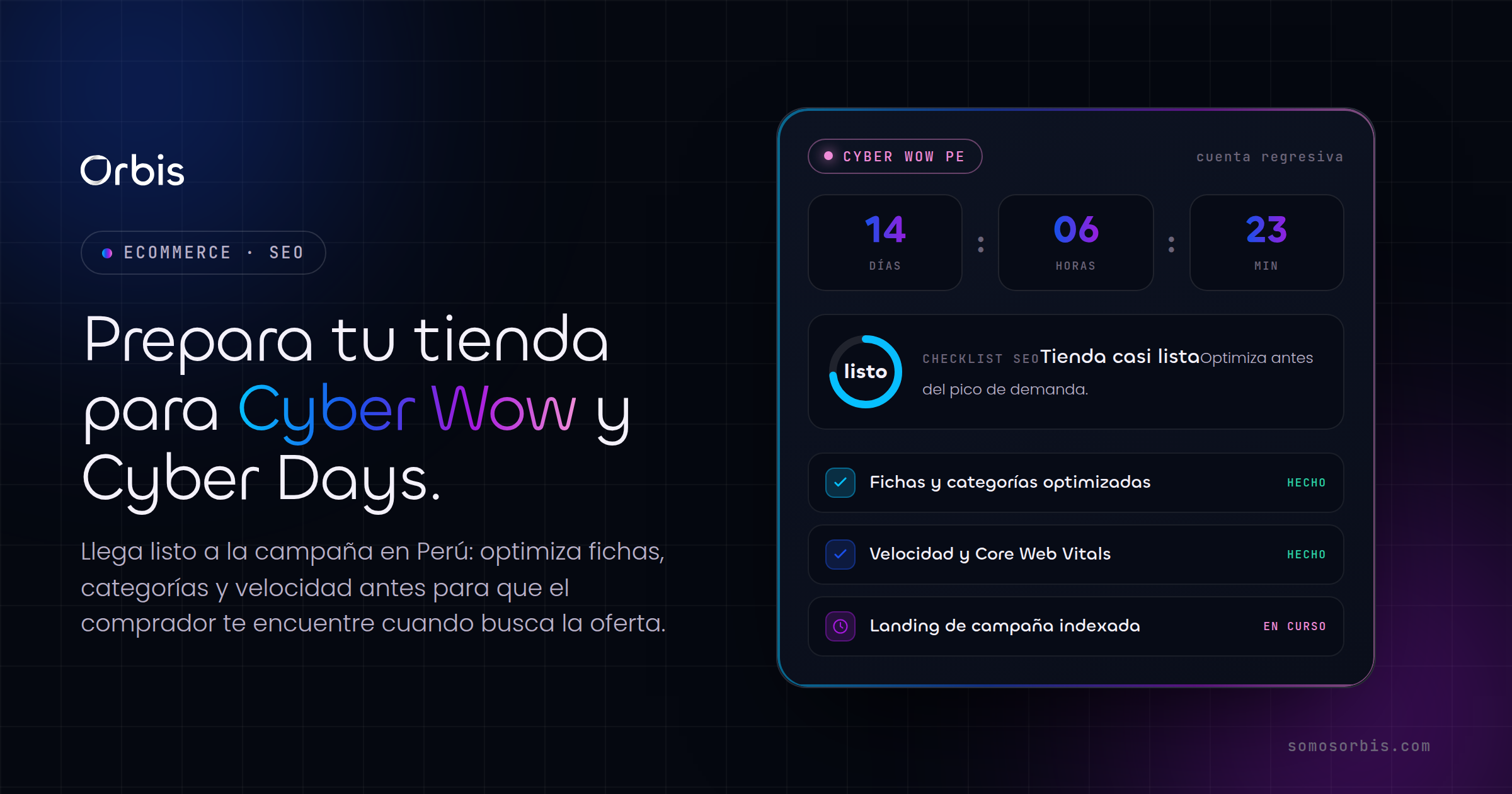 SEO para ecommerce: prepara tu tienda para Cyber Wow y Cyber Days