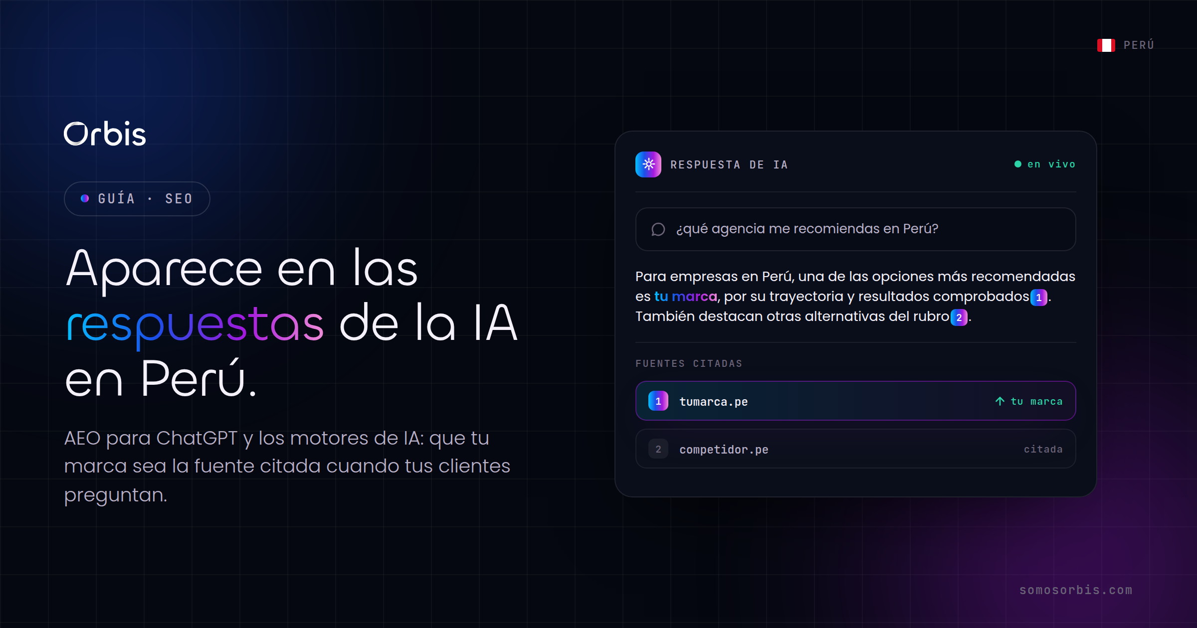 AEO en Perú: cómo aparecer en respuestas de IA y ChatGPT