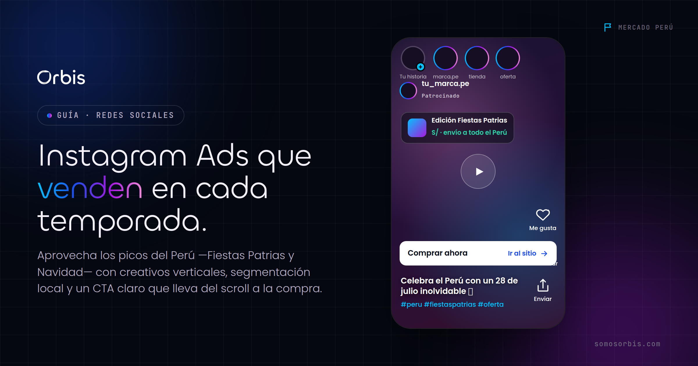 Instagram Ads en Perú: vende más en Fiestas Patrias y Navidad