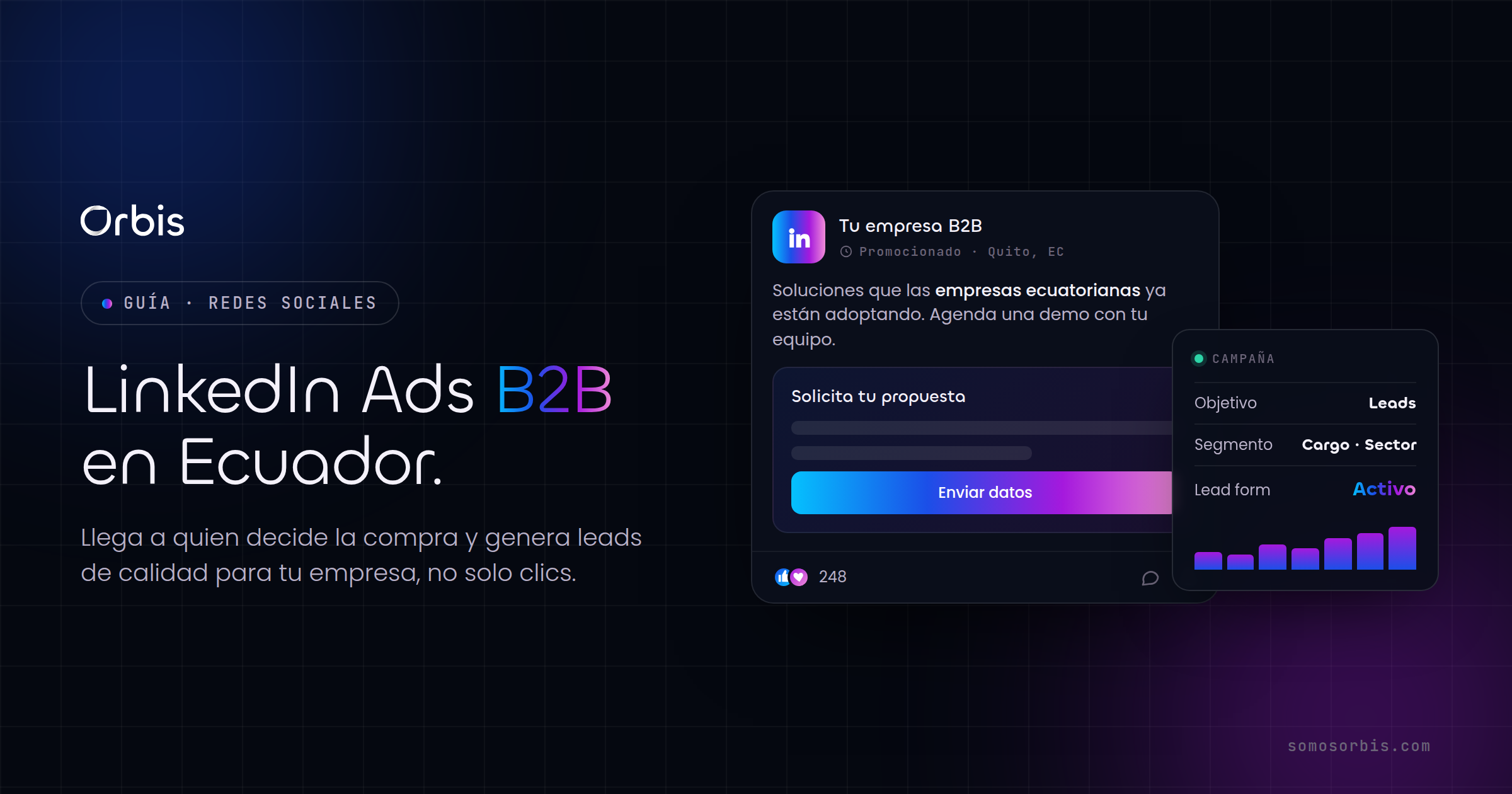 LinkedIn Ads para empresas B2B en Ecuador: genera leads de calidad
