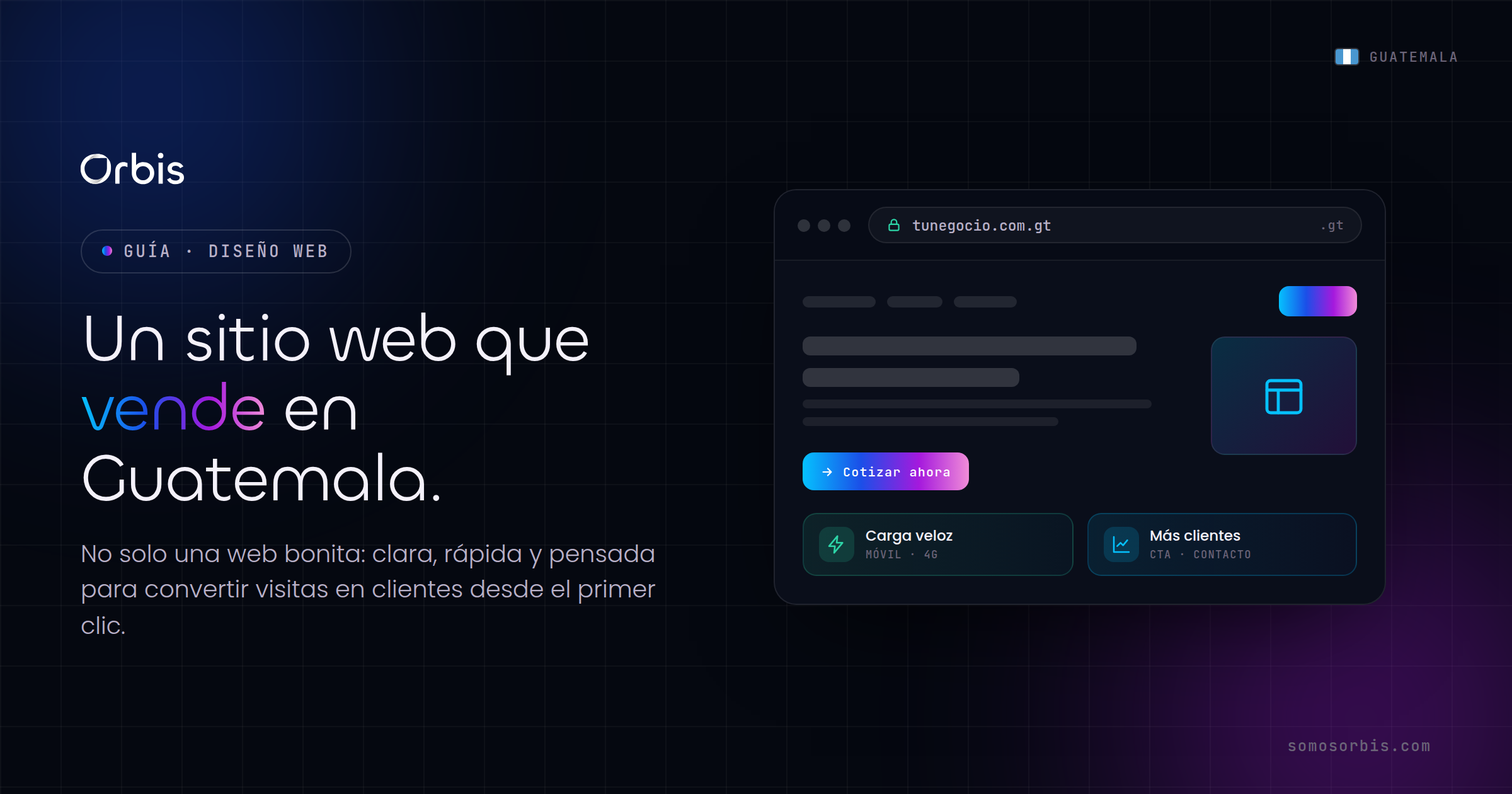 Diseño web en Guatemala: guía para crear un sitio que vende