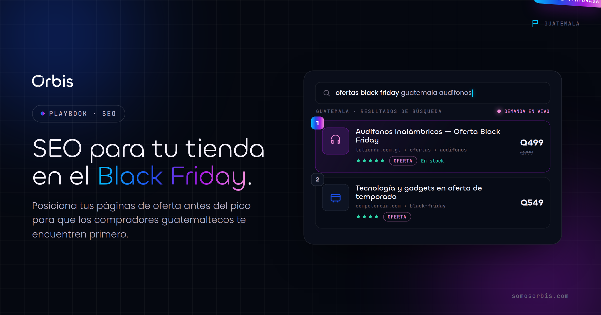 SEO para ecommerce en Guatemala: prepara tu tienda para Black Friday