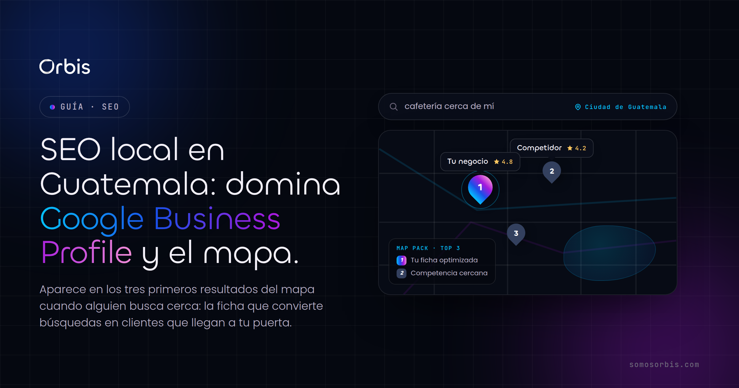 SEO local en Guatemala: domina Google Business Profile y el mapa