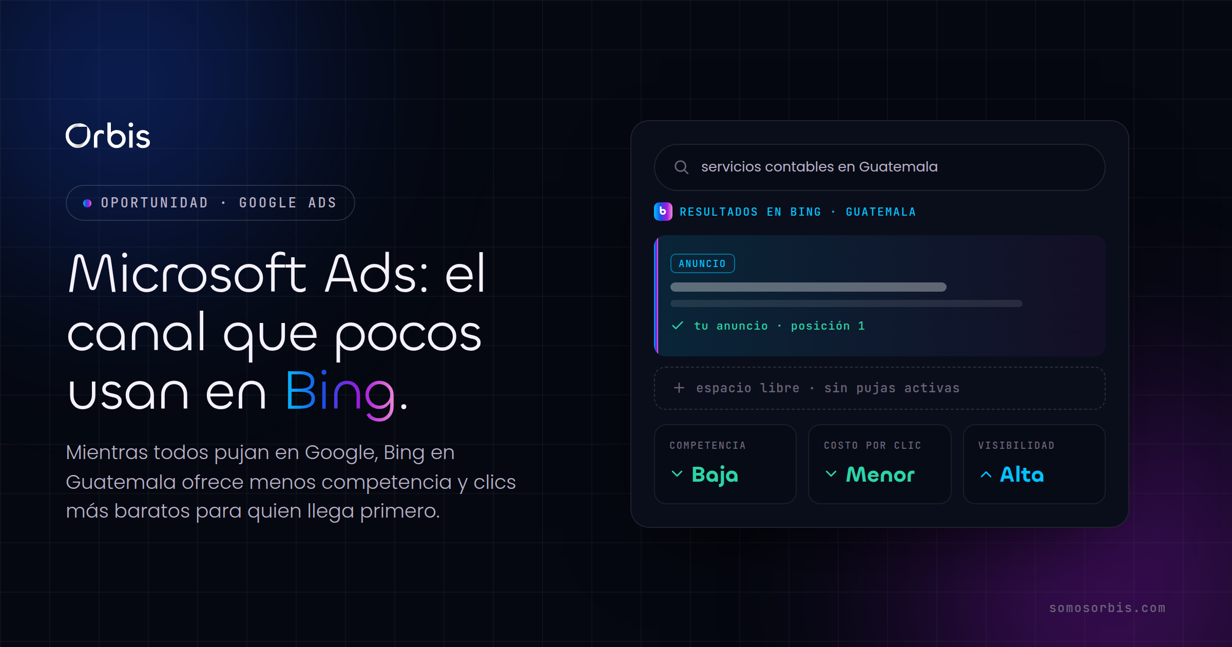 Microsoft Ads en Guatemala: la oportunidad que pocos aprovechan en Bing