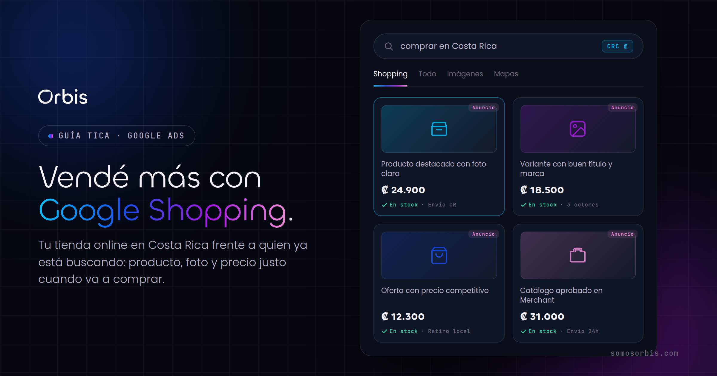 Google Shopping para tu tienda online en Costa Rica: guía para vender más