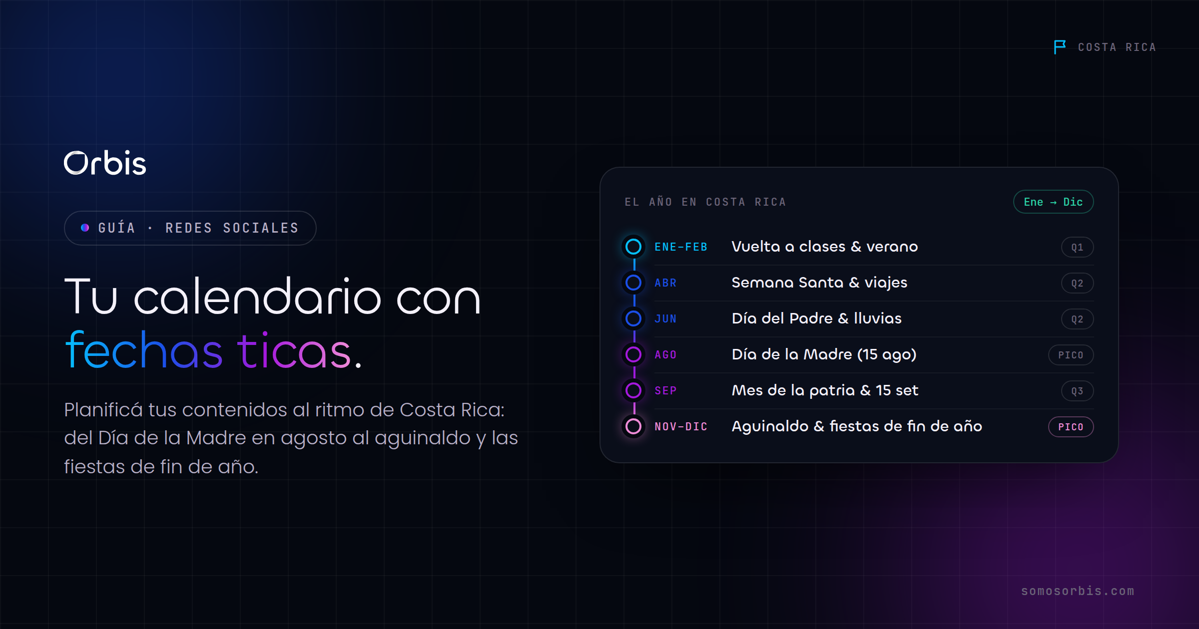 Calendario de contenidos con fechas ticas: del aguinaldo al Día de la Madre