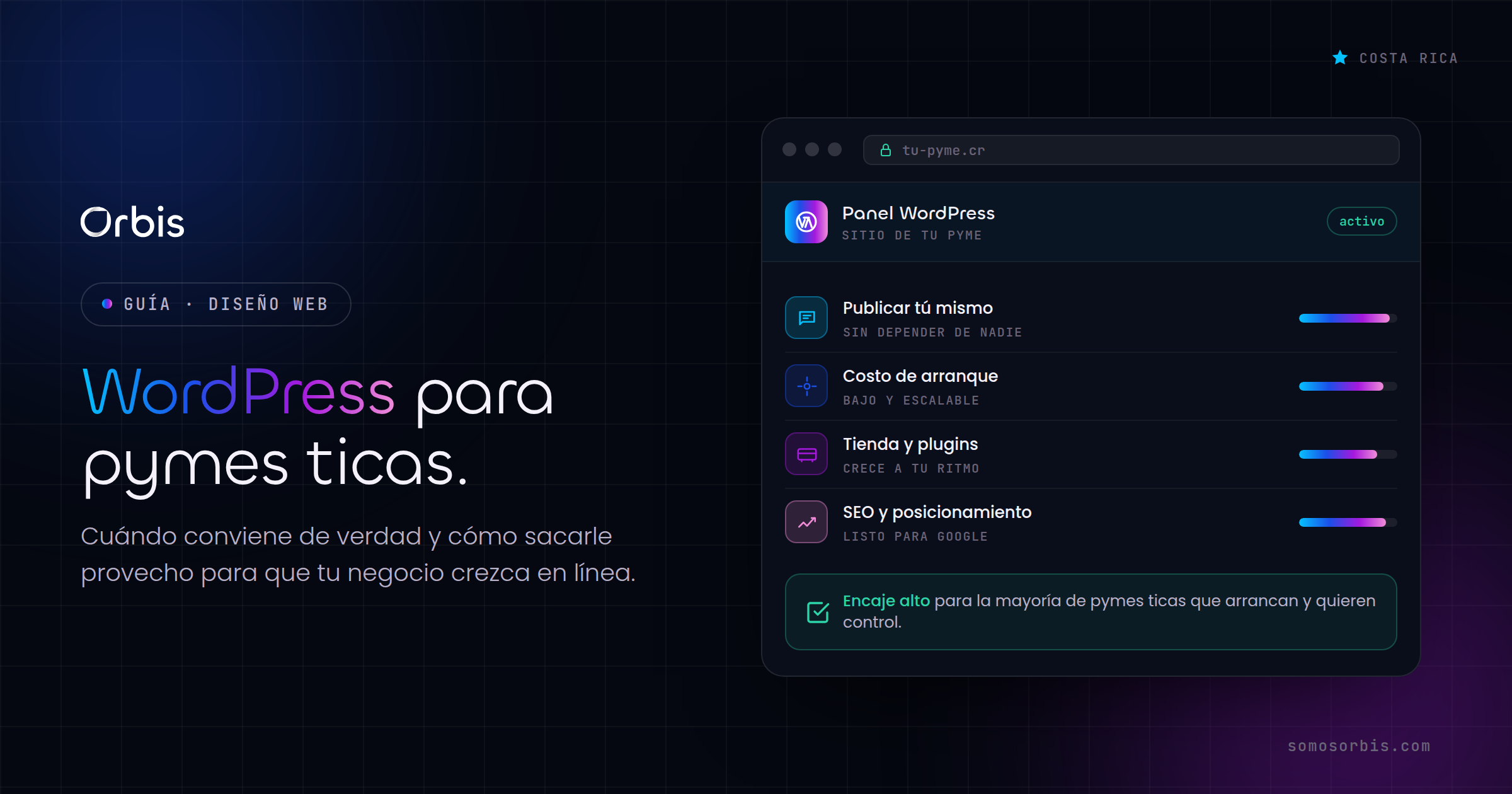 WordPress para pymes ticas: cuándo conviene y cómo sacarle provecho