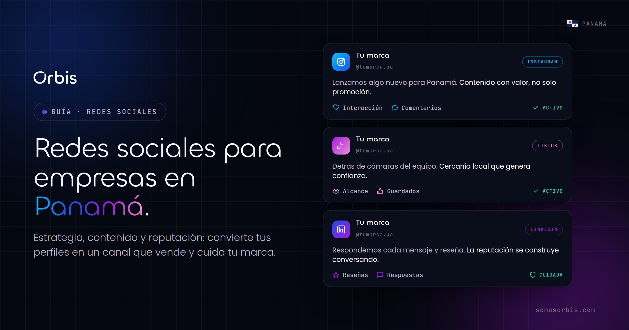 Guía de redes sociales para empresas en Panamá: estrategia, contenido y reputación