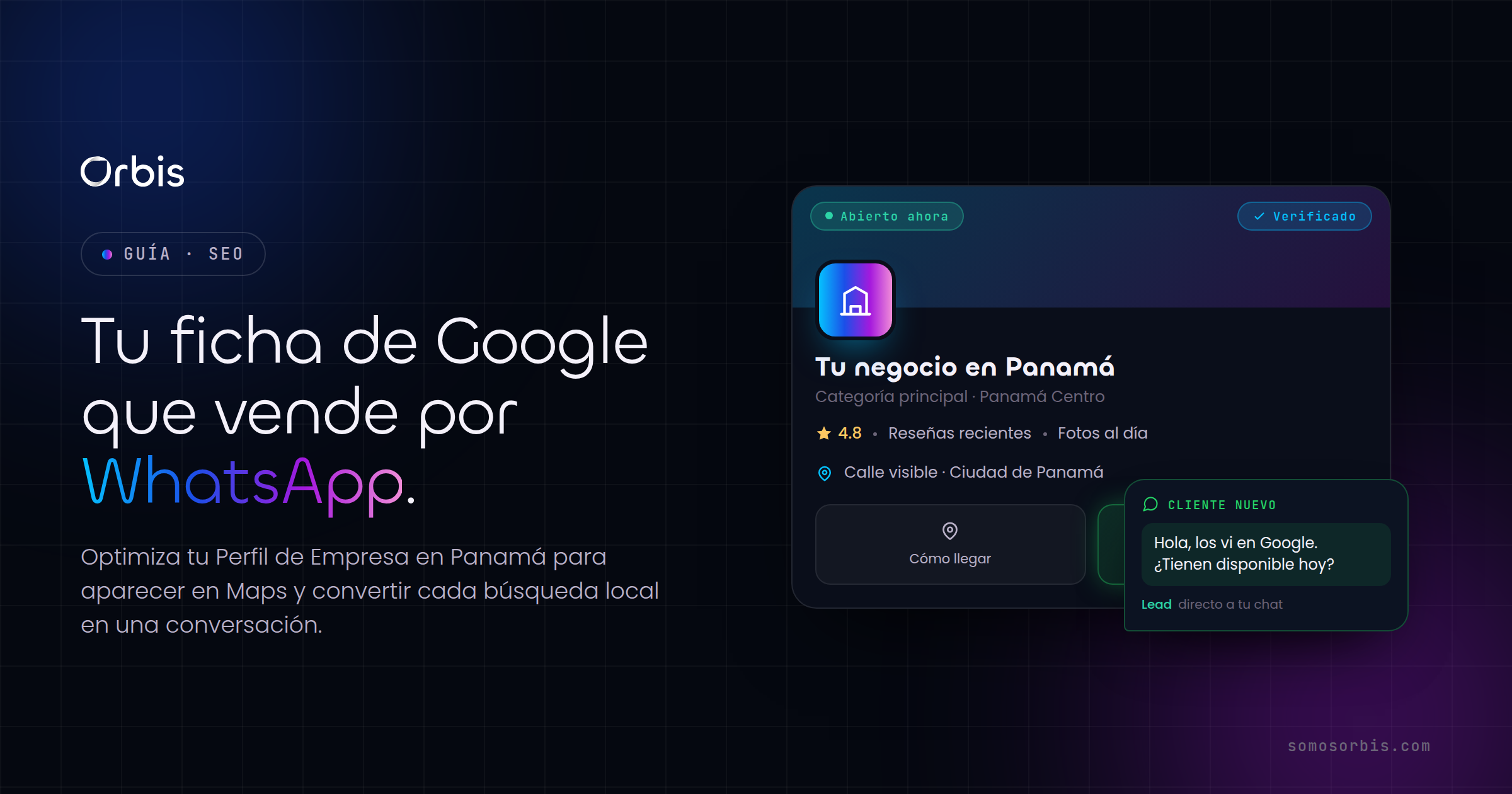 Google Business Profile en Panama: optimiza tu ficha para vender por WhatsApp