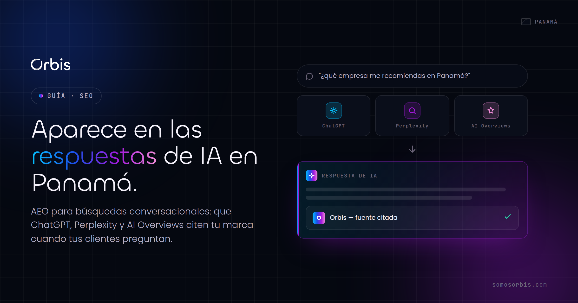 AEO en Panama: como aparecer en respuestas de IA y busquedas conversacionales