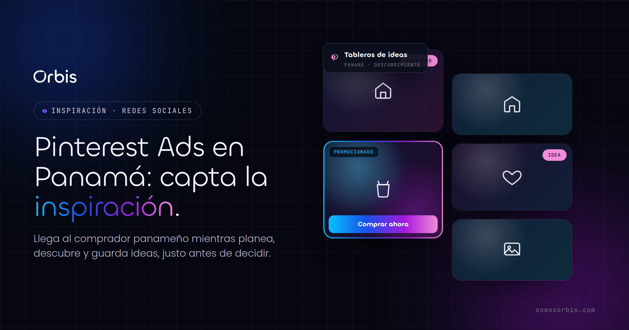 Pinterest Ads en Panama: capta compradores en fase de inspiracion