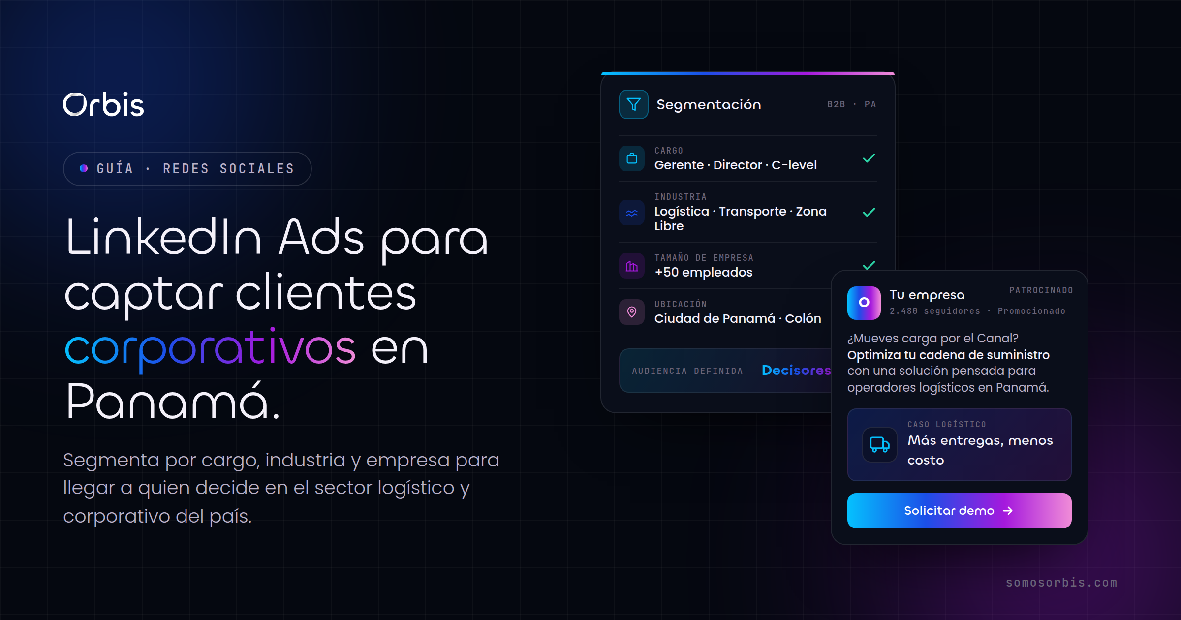 LinkedIn Ads en Panamá: capta clientes corporativos y del sector logístico