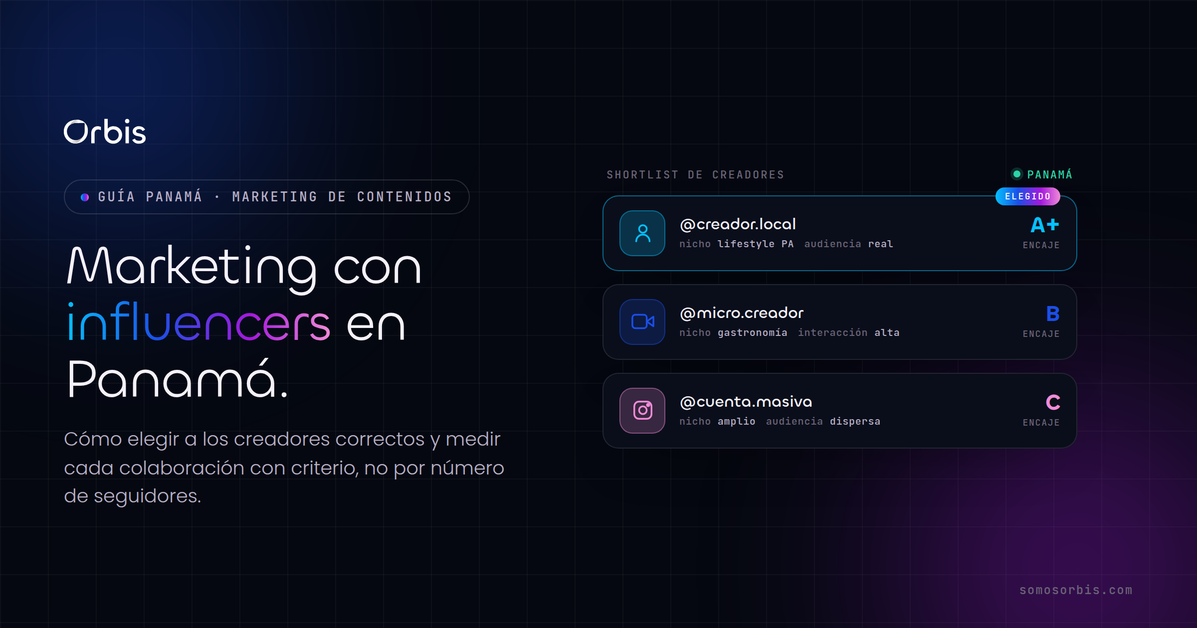 Marketing con influencers en Panamá: cómo elegir y medir colaboraciones