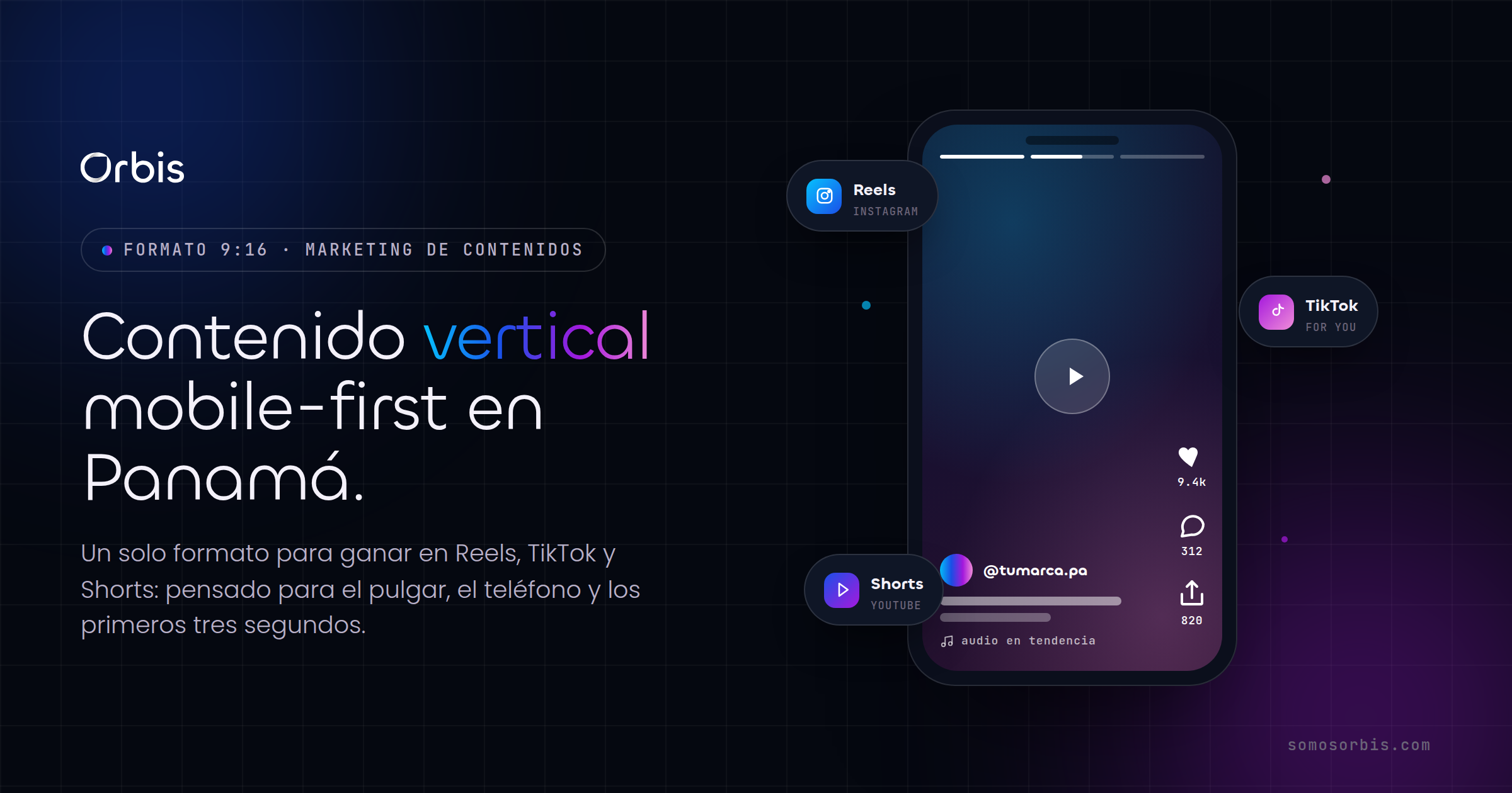 Contenido vertical mobile-first en Panama: gana en Reels, TikTok y Shorts