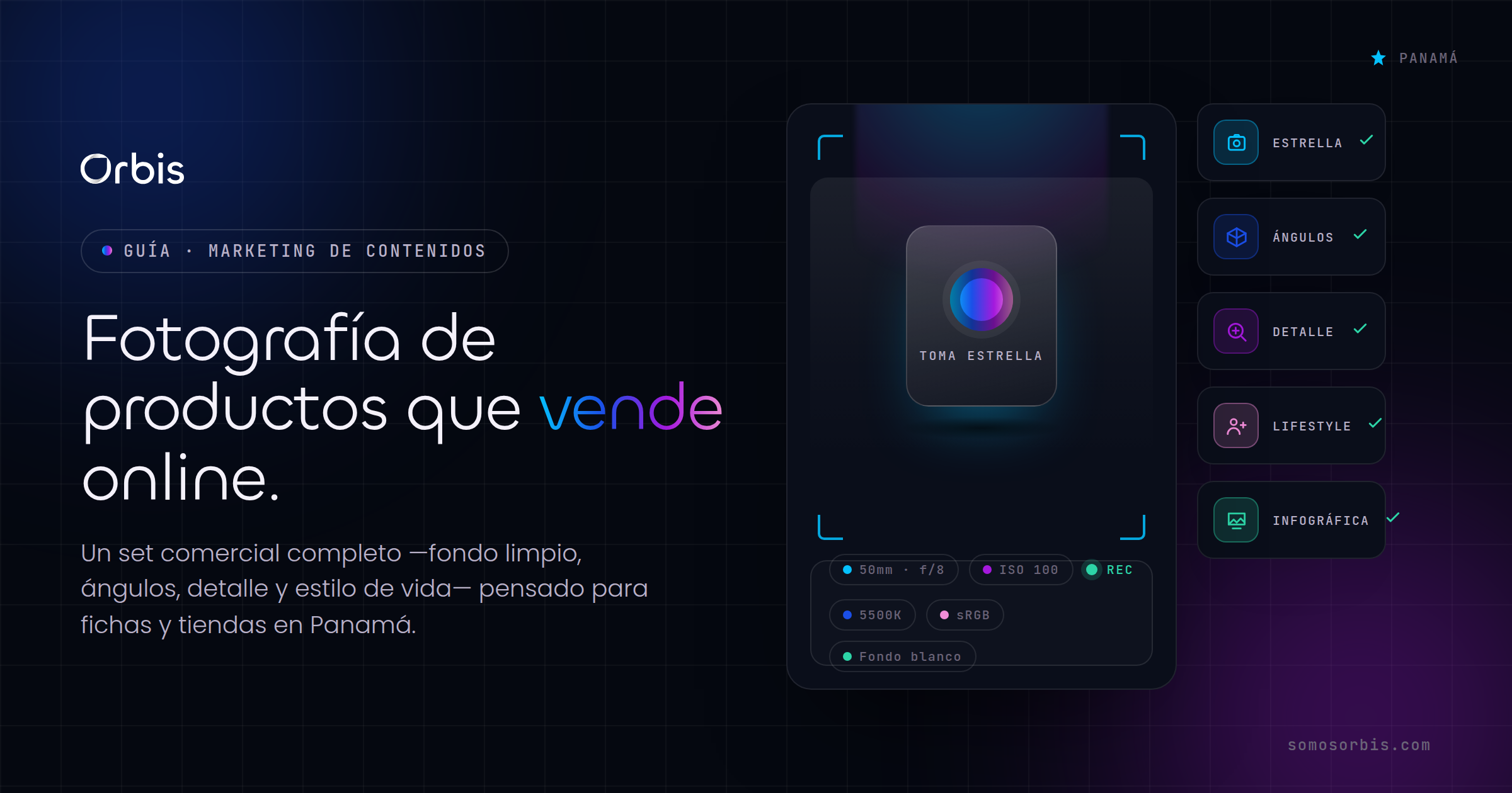 Fotografía comercial de productos en Panamá: imágenes que venden online