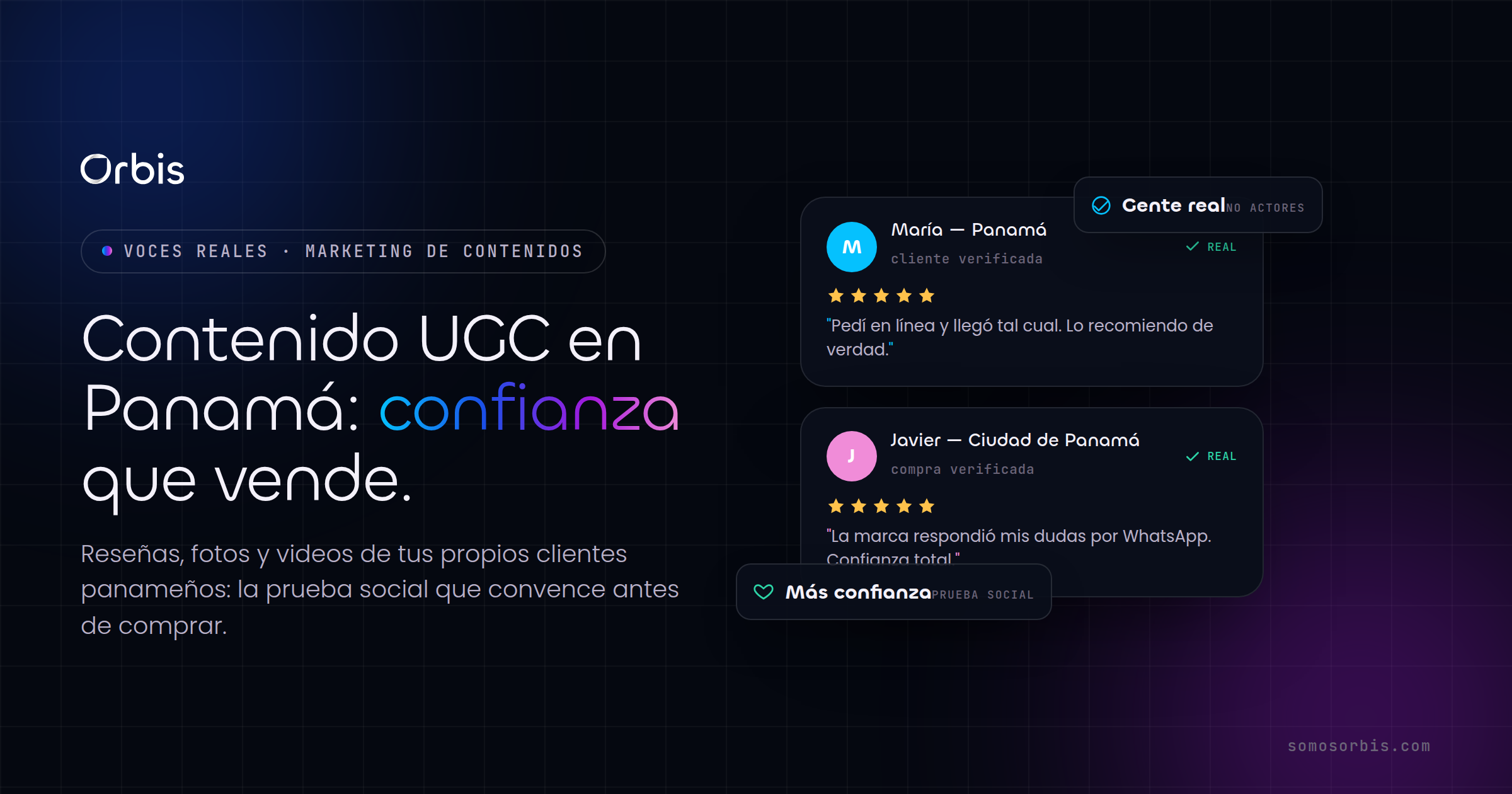 Contenido UGC en Panama: genera confianza con voces reales de clientes